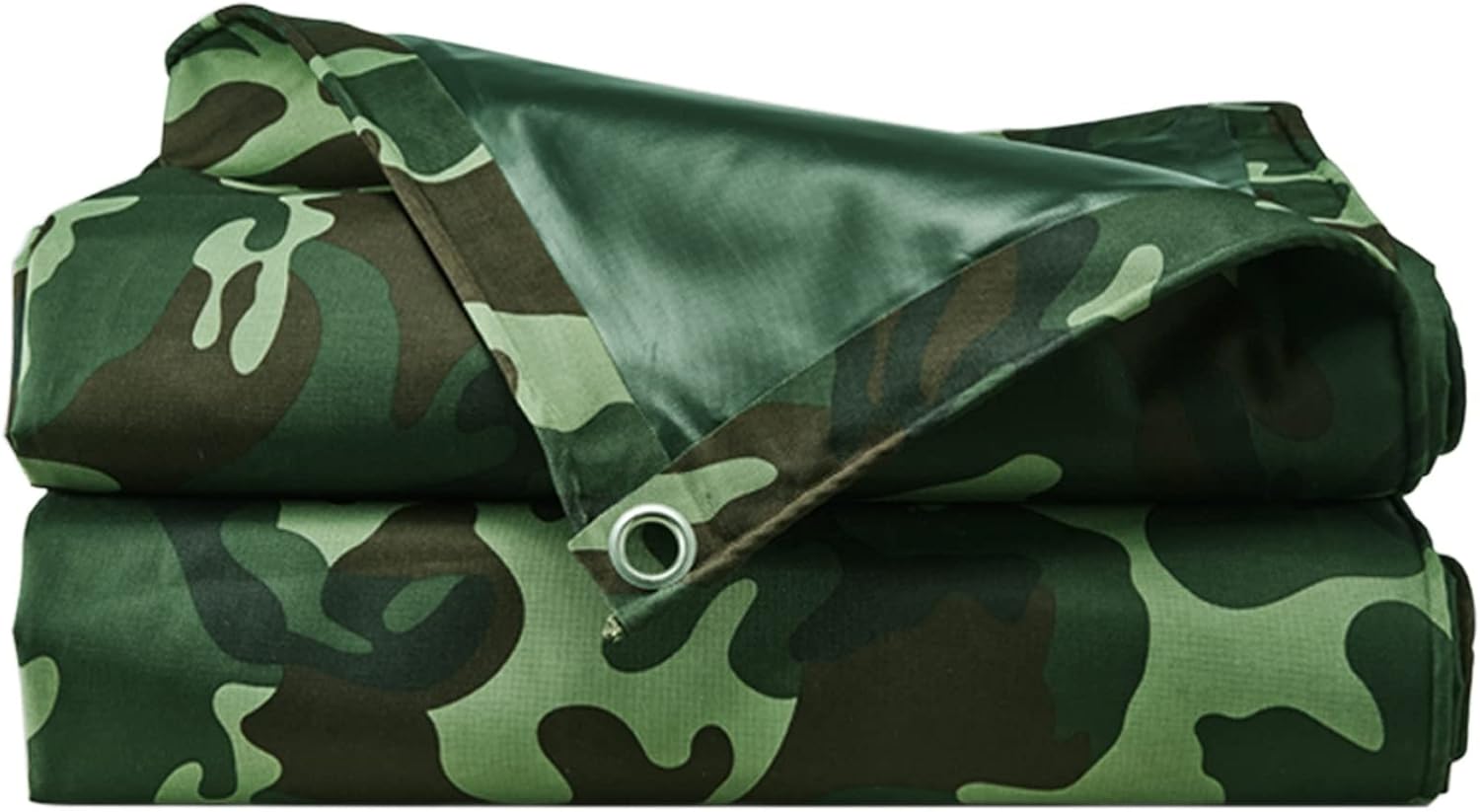Camo Tarpaulin Waterproof Heavy Duty Camouflage Tarp Cover Sheet 1.5x2m 1.5x3m Foldable Tarp Tent with Eyelets 0.45mm Thick Camping Caravan Tarpaulin (Size : 1.5x1m)