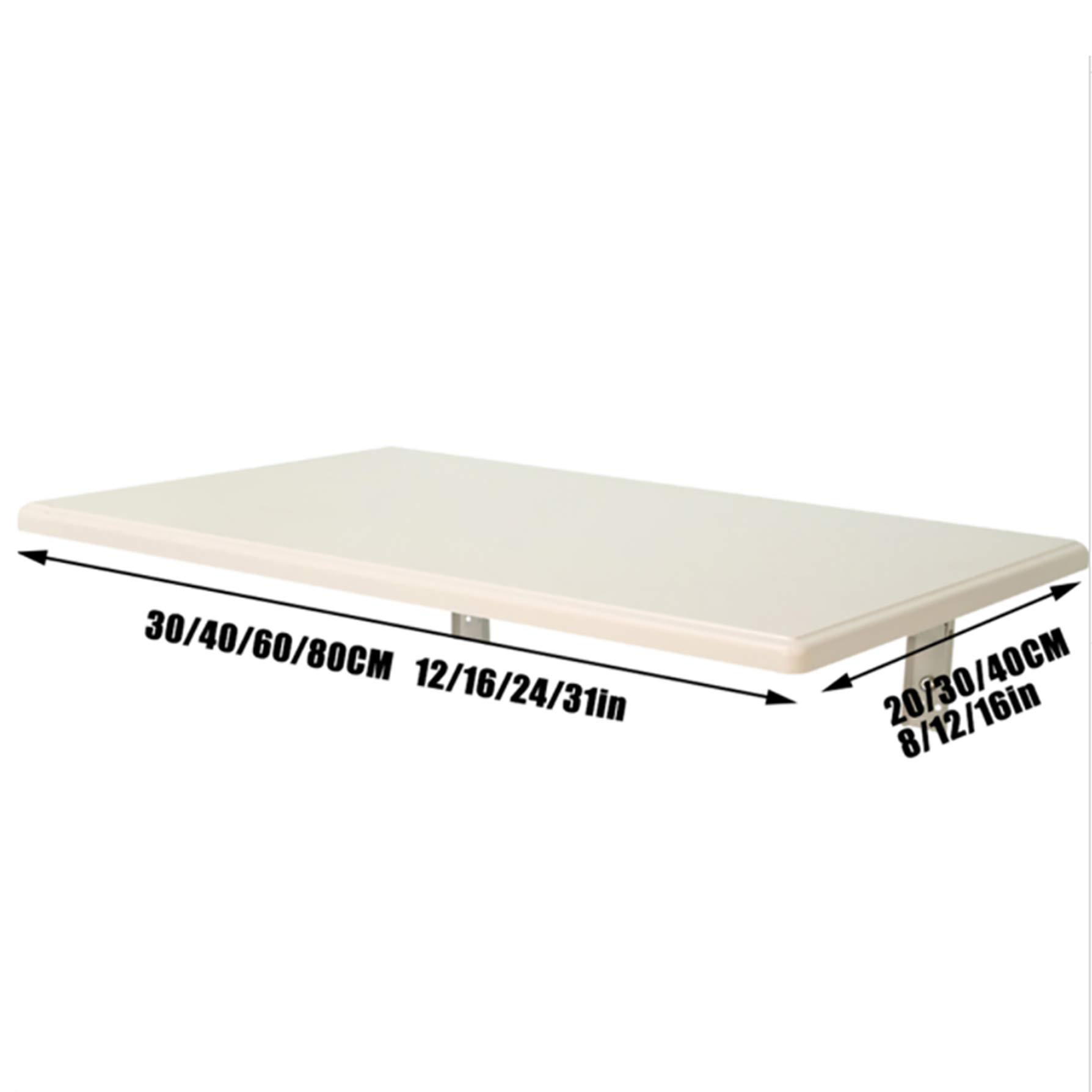 Mesa de pared con hojas colgantes y escritorio plegable para computadora, para cocina y comedor, oficina en casa, estación de trabajo, fácil montaje