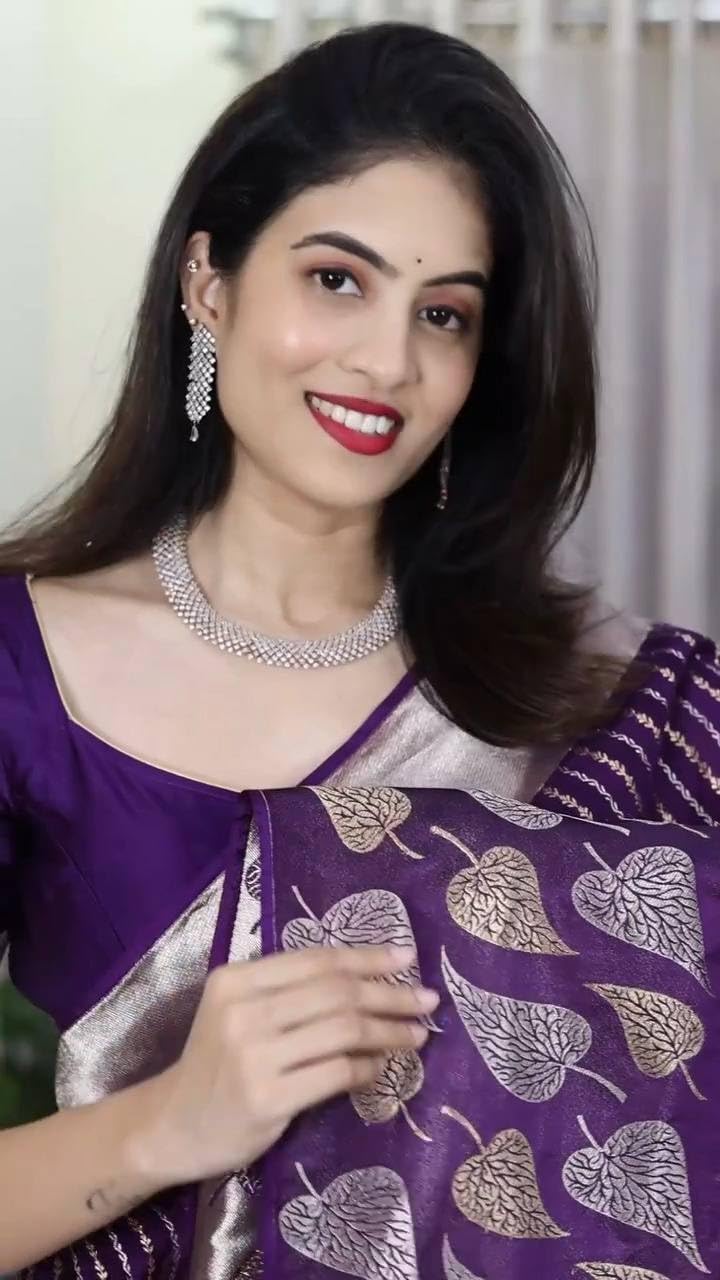 Banarasi Cotton Saree for Women with Rich Zari Weaving and Blouse Piece – Festive & Wedding Wear