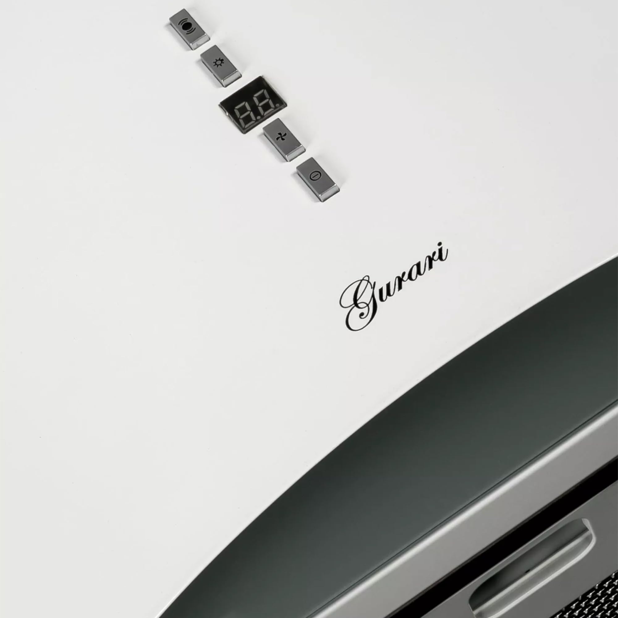 Cappa da Cucina a Isola Gurari GCH I 237 · 50 cm · Bianca · Aspirante 860 m³/h · 3 Livelli di Potenza · Illuminazione LED · Timer · Ricircolo con Filtri
