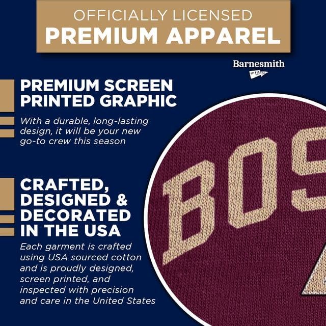 Barnesmith Spirit Logo, Adult Unisex, Crewneck Sweatshirt for College - Image 4