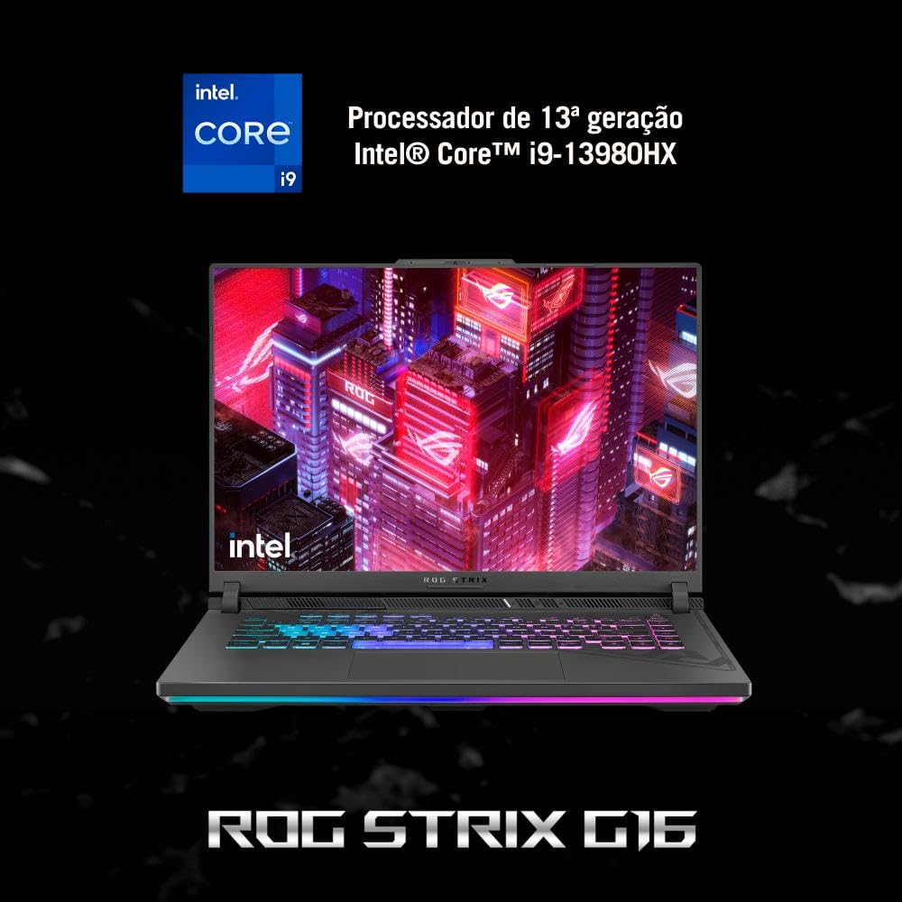 Notebook Asus Rog Strix G16 G614jv-n3094w Intel Core i9 13980hx 2