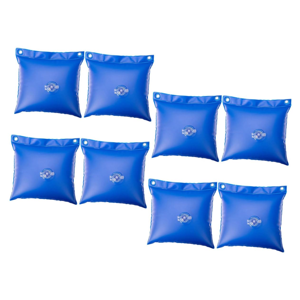 Paquet Suspendu pour Piscine 8 Pièces en PVC Bleu, Usage de Rangement