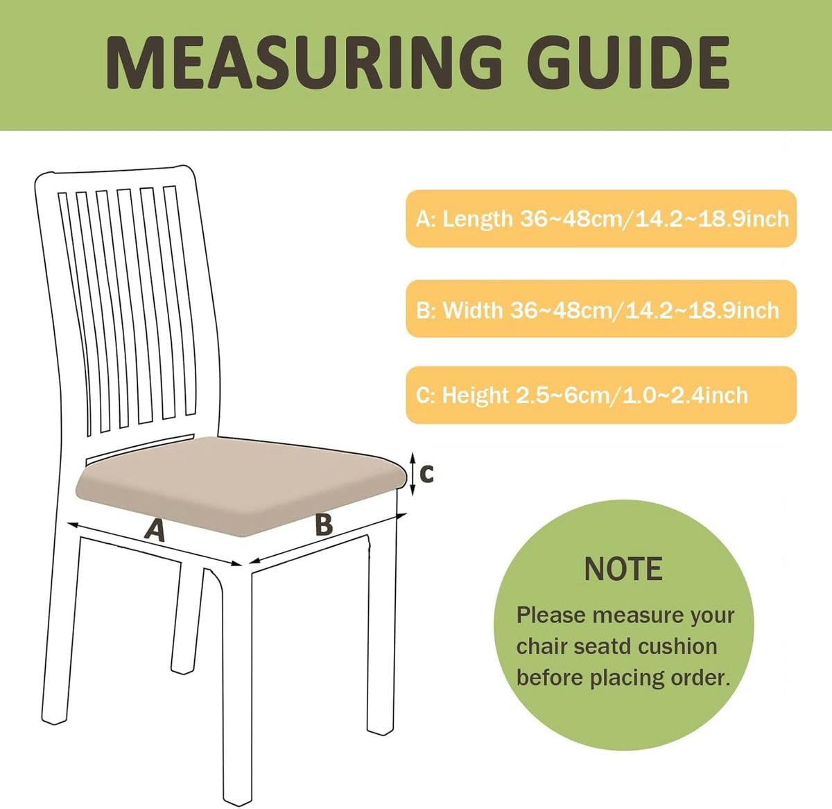 Fundas de asiento para silla de comedor de cuero, fundas elásticas para asiento de silla con lazos, juego de 1, 2, 4 y 6 fundas elásticas de PU para asiento de silla, funda protectora antidesliza