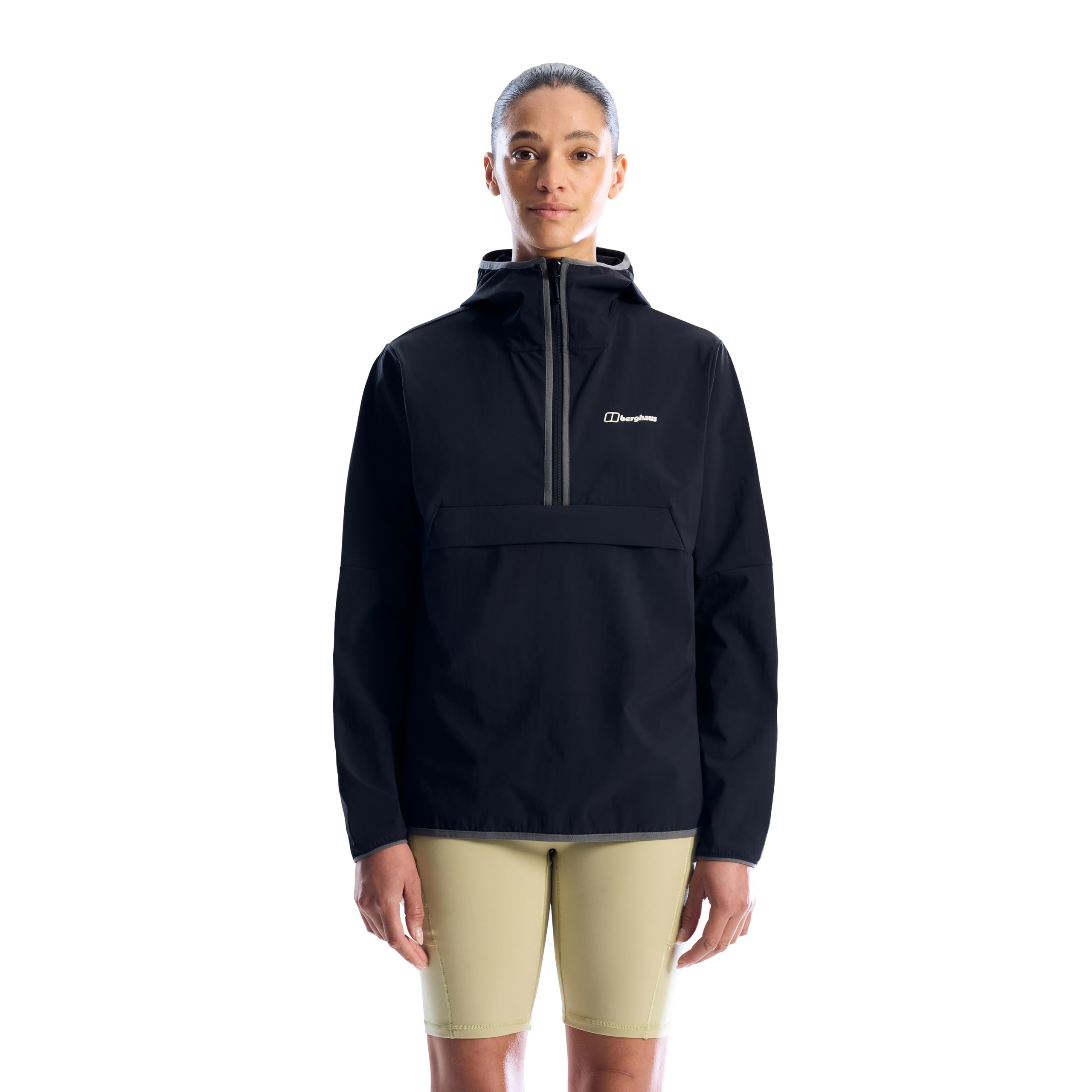 Berghaus Women's Wandermoor Wind Smock, Black, 16