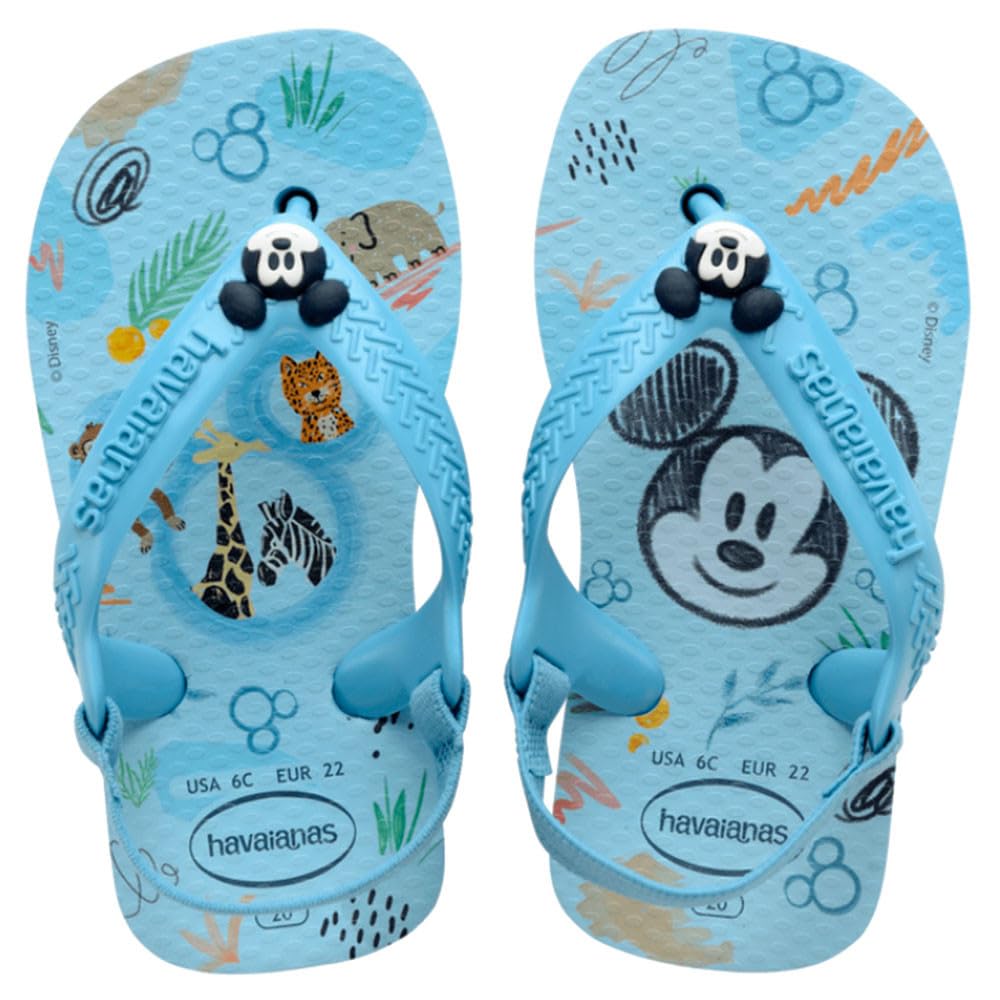 Havaianas  Kids  ' Disney Classics Flip Flops in Size C6, Sports Direct