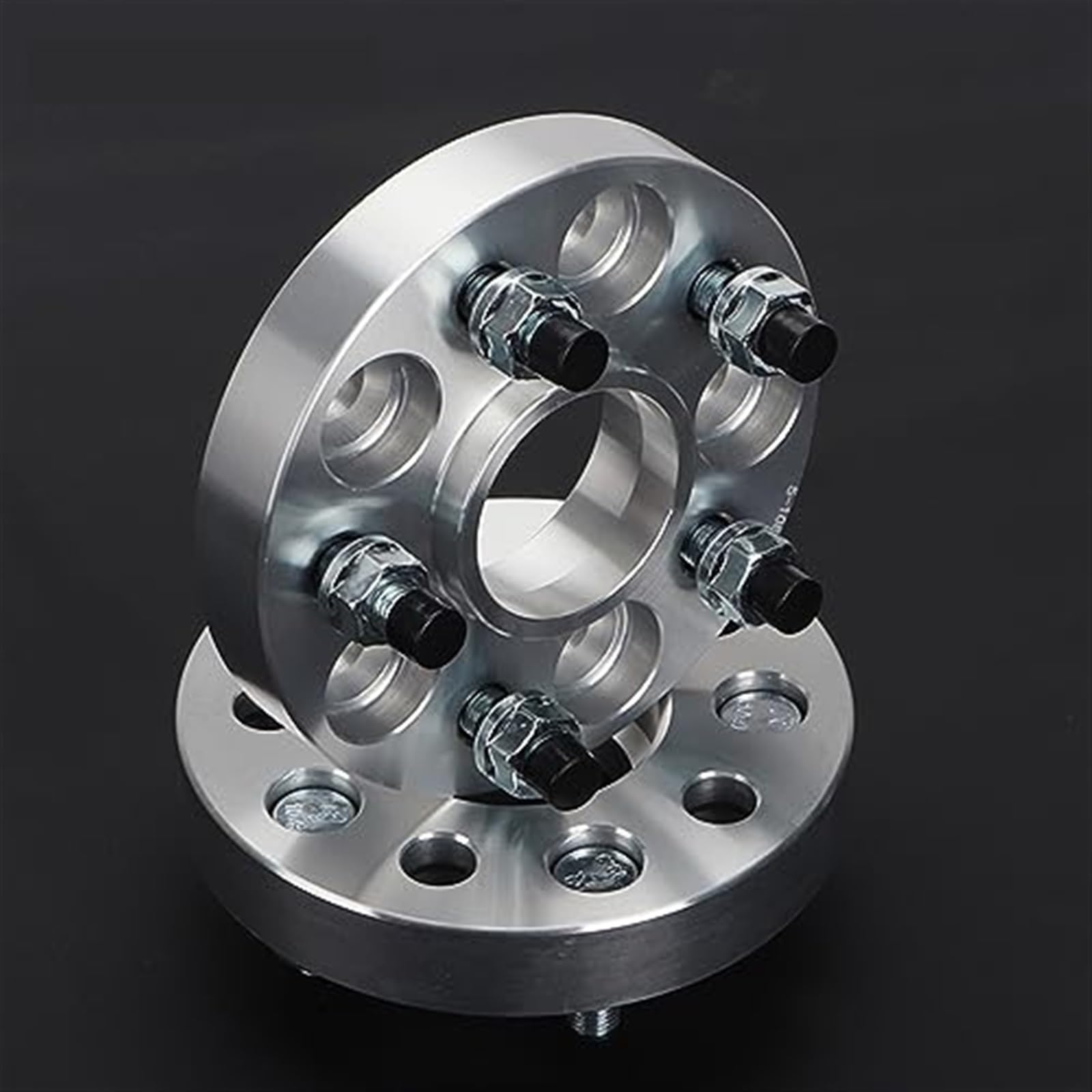 2 sztuki 15/20/25/35mm PCD 5x110 CB 65,1mm Adapter dystansowy koła, do Magna, Zafira, Omega, Vectra, Corsa OPC Meriva B Dystanse kół dla stabilności pojazdu(Black 2PCS 25MM SILVER)