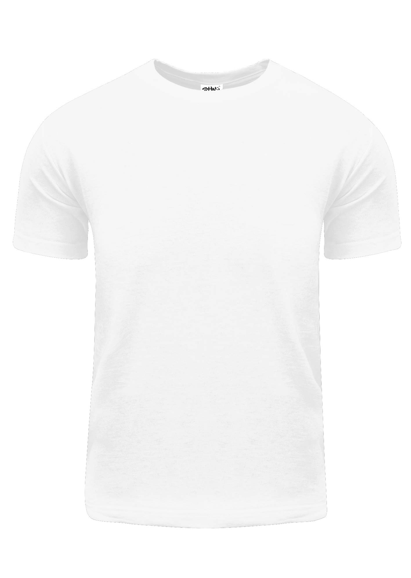 Shaka WearMen's Cotton T-Shirt – Basic Short Sleeve Crew Neck Tee Top Tshirts Active 5.8 Ounce Regular Big Size S~5XL