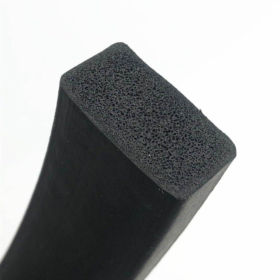 caoutchouc d'isolation Bande d'étanchéité rectangulaire en mousse noire, épaisse, résistante à la Corrosion, insonorisée, anti-poussière espace en mousse (Size : 30mm x 40mm 1 meter)