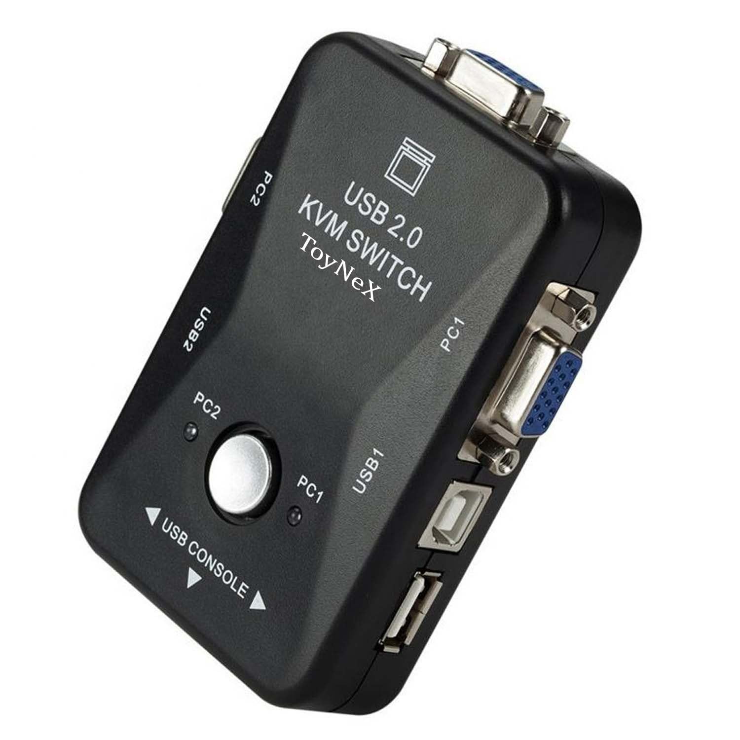 2 Port KVM Switch USB 2.0 KVM Box to Control up to 2 Computers 2 in 1 Out Switch USB Keyboard Mouse Sharing Device for Computer, PC, Laptop, Desktop, Monitor, Printer.-picture-23