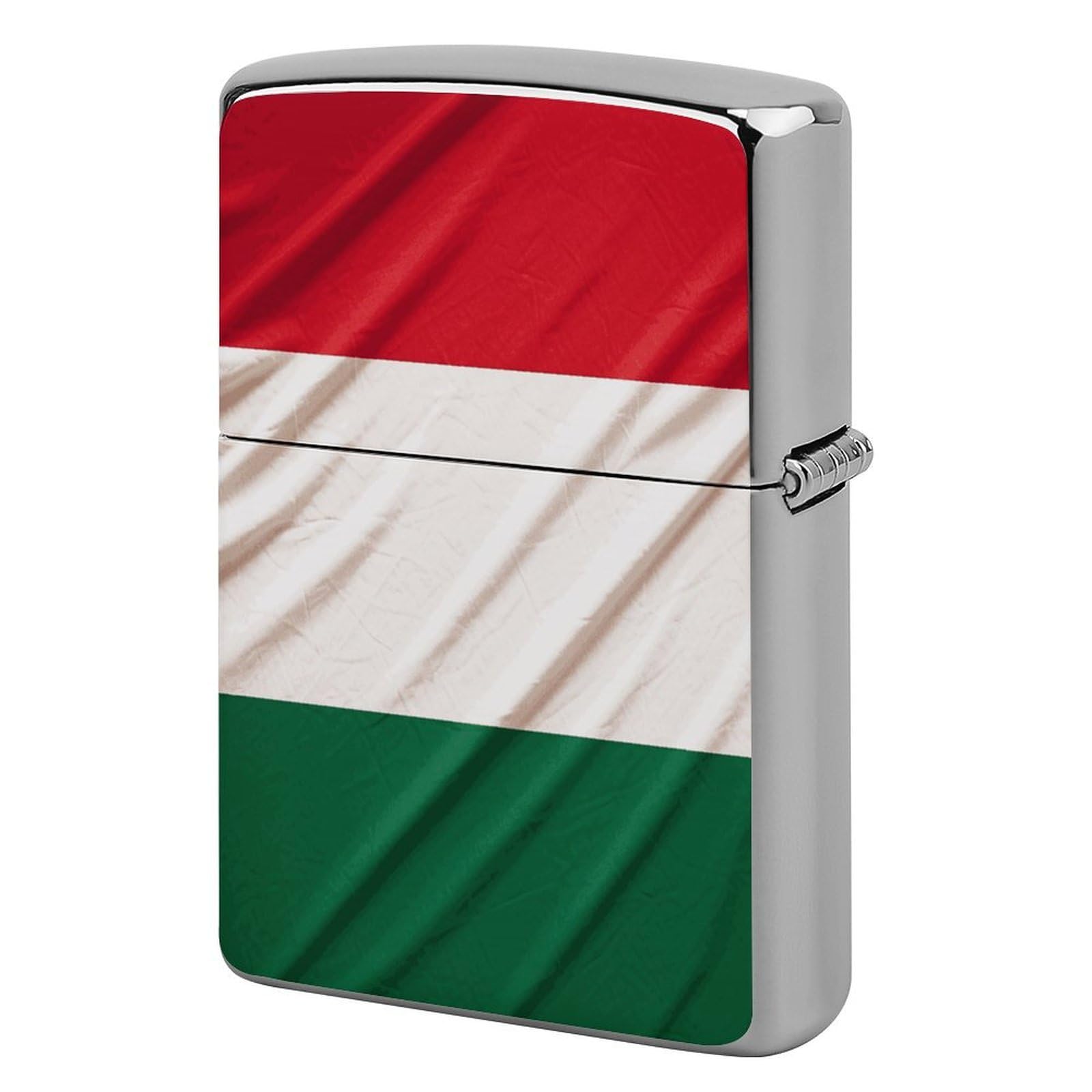 Fekiloot Style Italy Flag Lighter Case Cover Metal Lighter Case