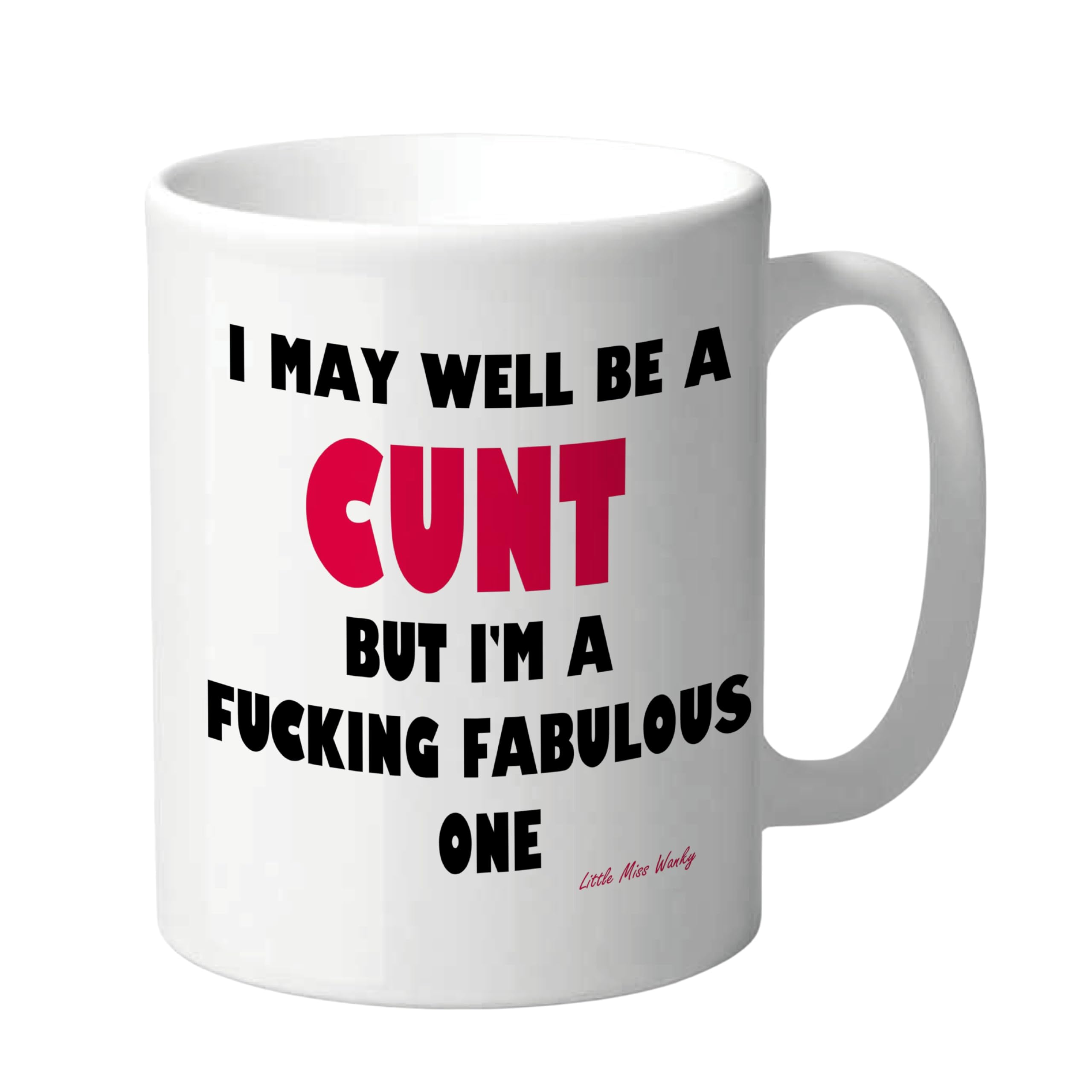 Cheeky Chops Men's Fabulous Cunt Mug For Adults Rude Sweary Offensive Sarcastic Humour Coffee Cup For Wo Birthday Secret Santa Novelty (Fabulous)