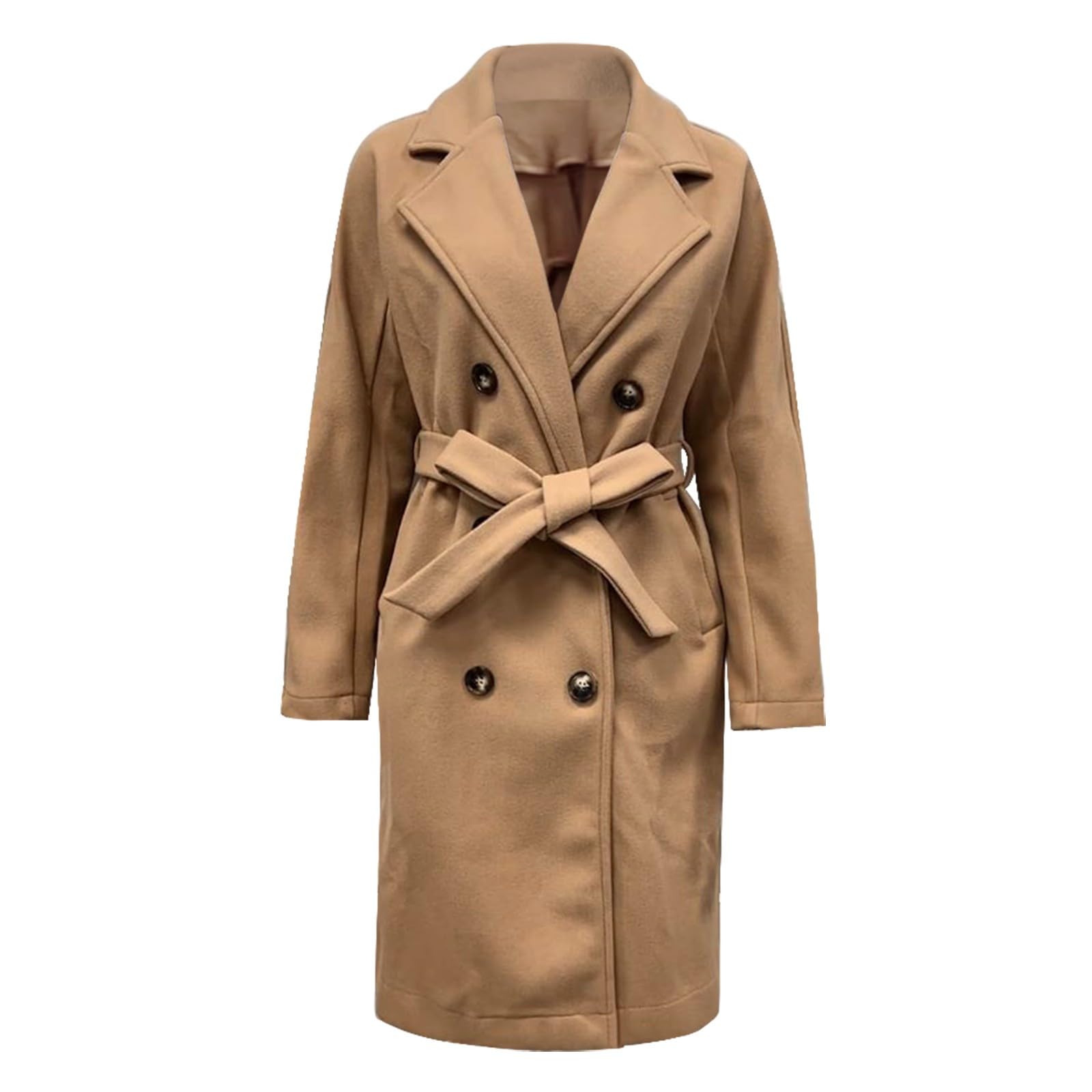 Blazer Femme Tailles Longues Elegant Boutons Bureau Blazer Classique Travail Manches Veste Grandes Femme Unie Couleur