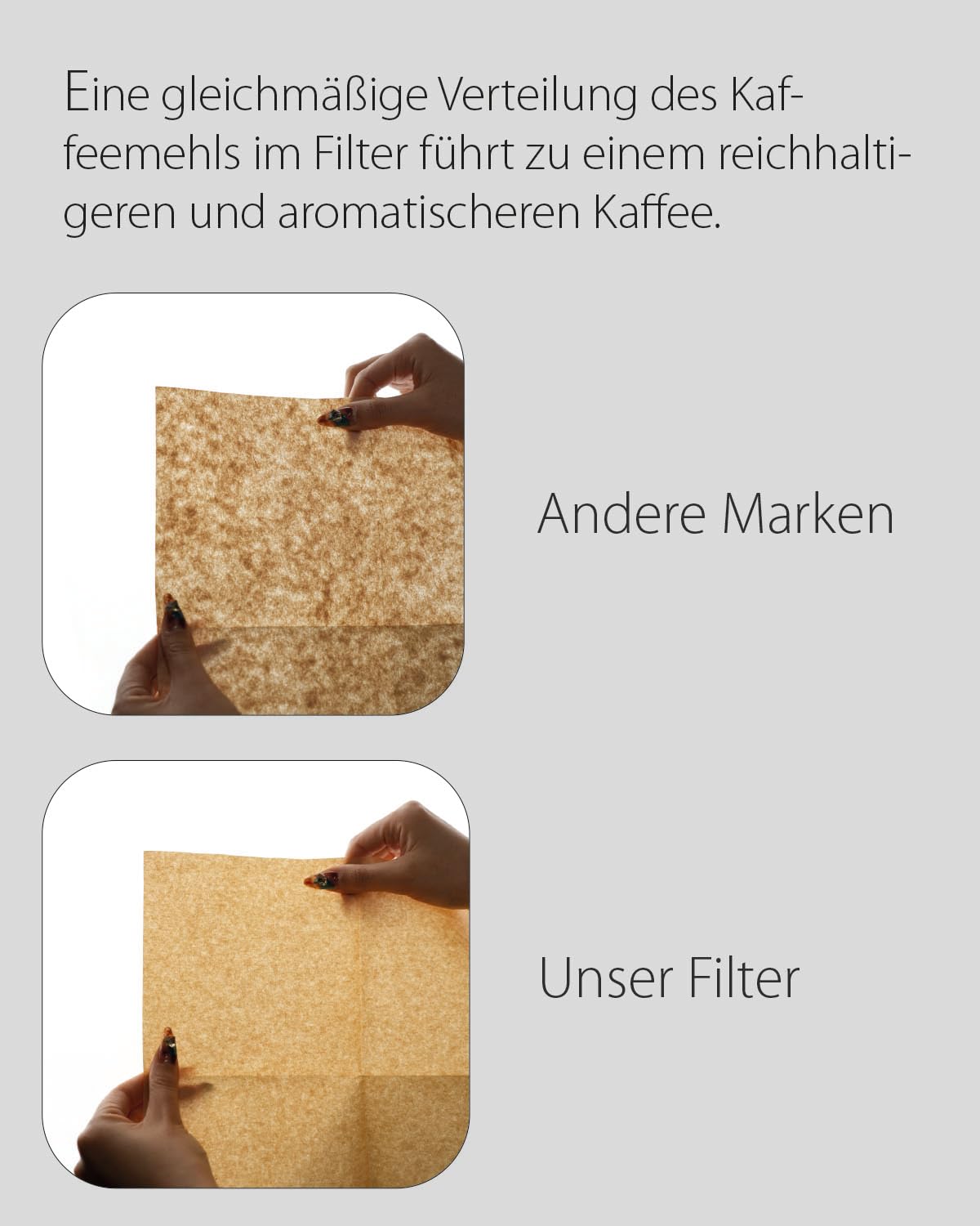 Filtri Per Caffè Chemex | Confezione Da 50 | Pre-piegati E Non Sbiancati | Compatibili Con Macchine Pour-Over - Foto 3