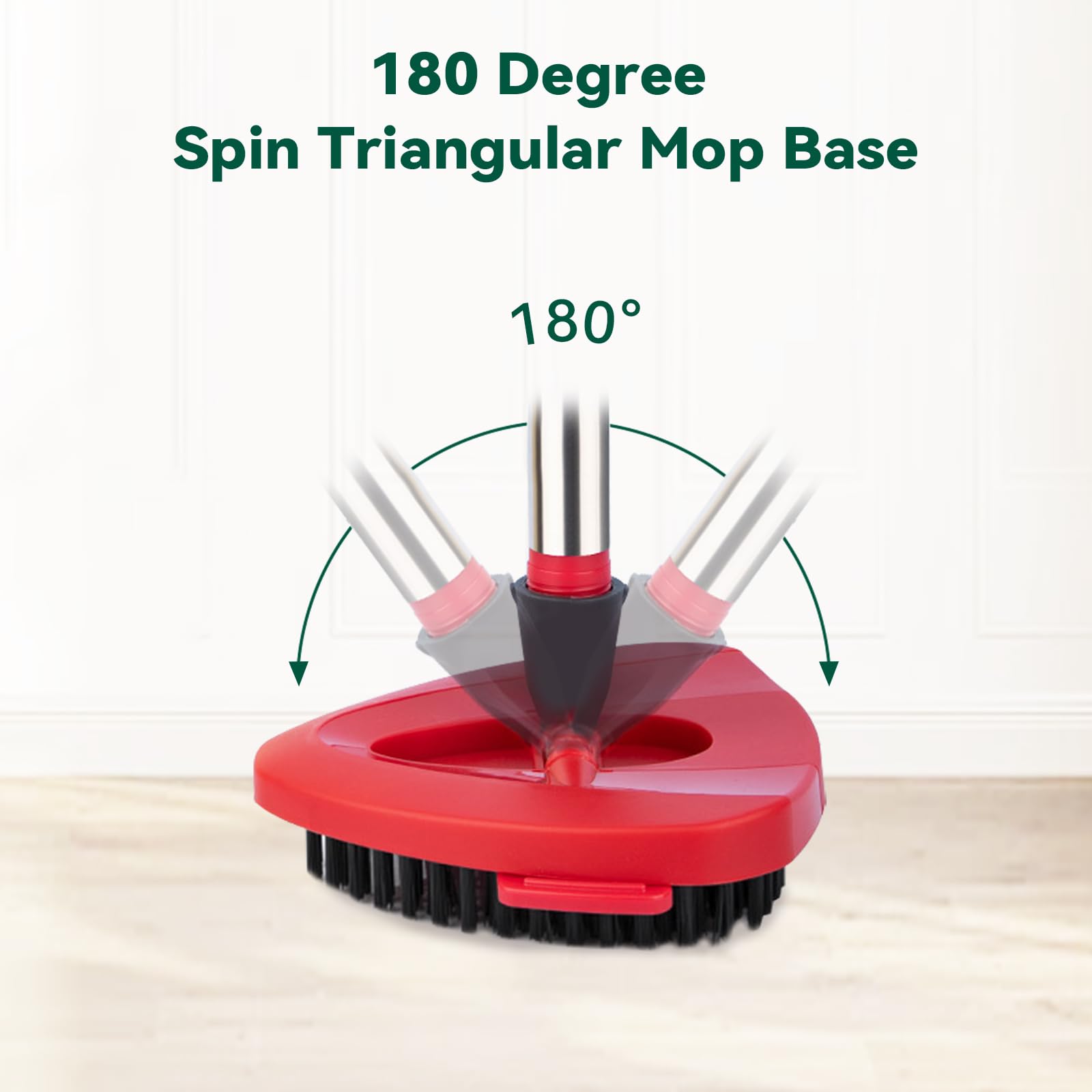 Schrubber Kopf Für Vileda Turbo Spin - Ersatzbürste Mit Harten Nylonborsten, Ideal Für Böden & Badezimmer