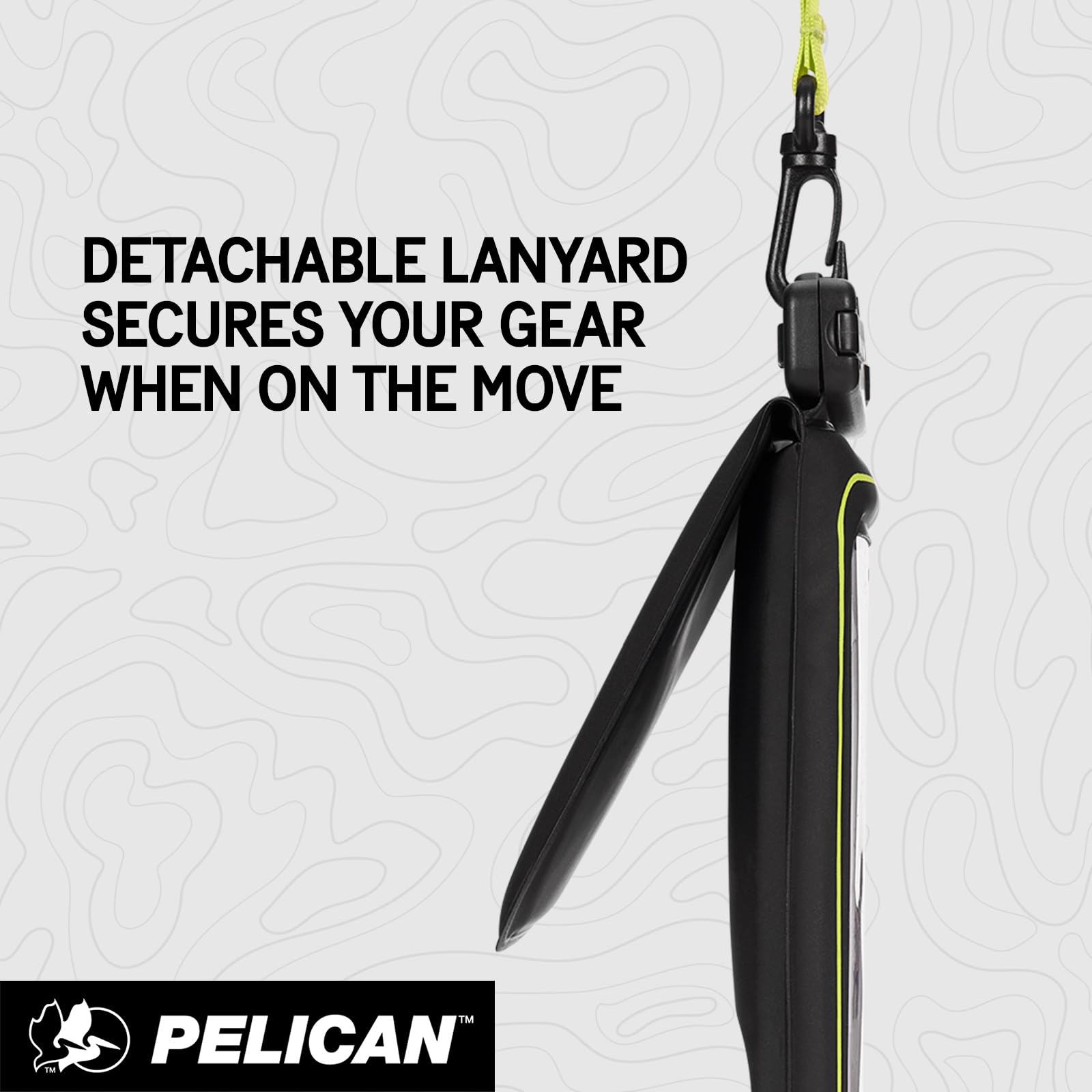 Pelican Marine - Étui étanche IP68 avec Compartiment de Rangement (Grand) - Housse de téléphone étanche Flottante - Accessoire de Voyage de croisière à la Plage - s'adapte à Tous Les téléphones
