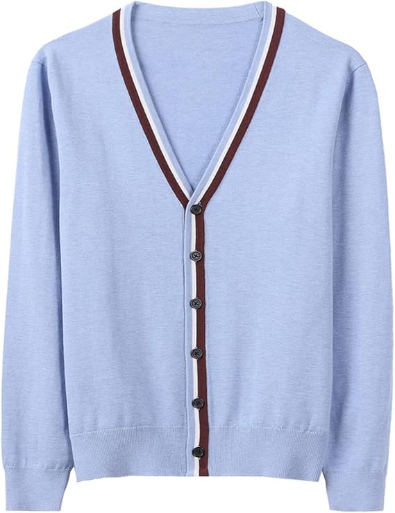 Amazon カーディガン メンズ 秋 長袖 トップス カーディガン ニット カジュアル カップル おしゃれ 大きいサイズ ゆったり 人気 無地 保温 暖かい 軽量 通勤 通学 学生 スクールカーディガン M 3xl カーディガン 通販