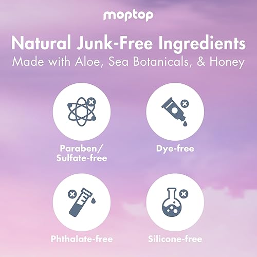 Miniatura 3 de MopTop Paquete de tamaño de muestra de viaje de prueba, crema capilar rizada, gel de peinado para cabello fino, grueso, ondulado, rizado y rizado,