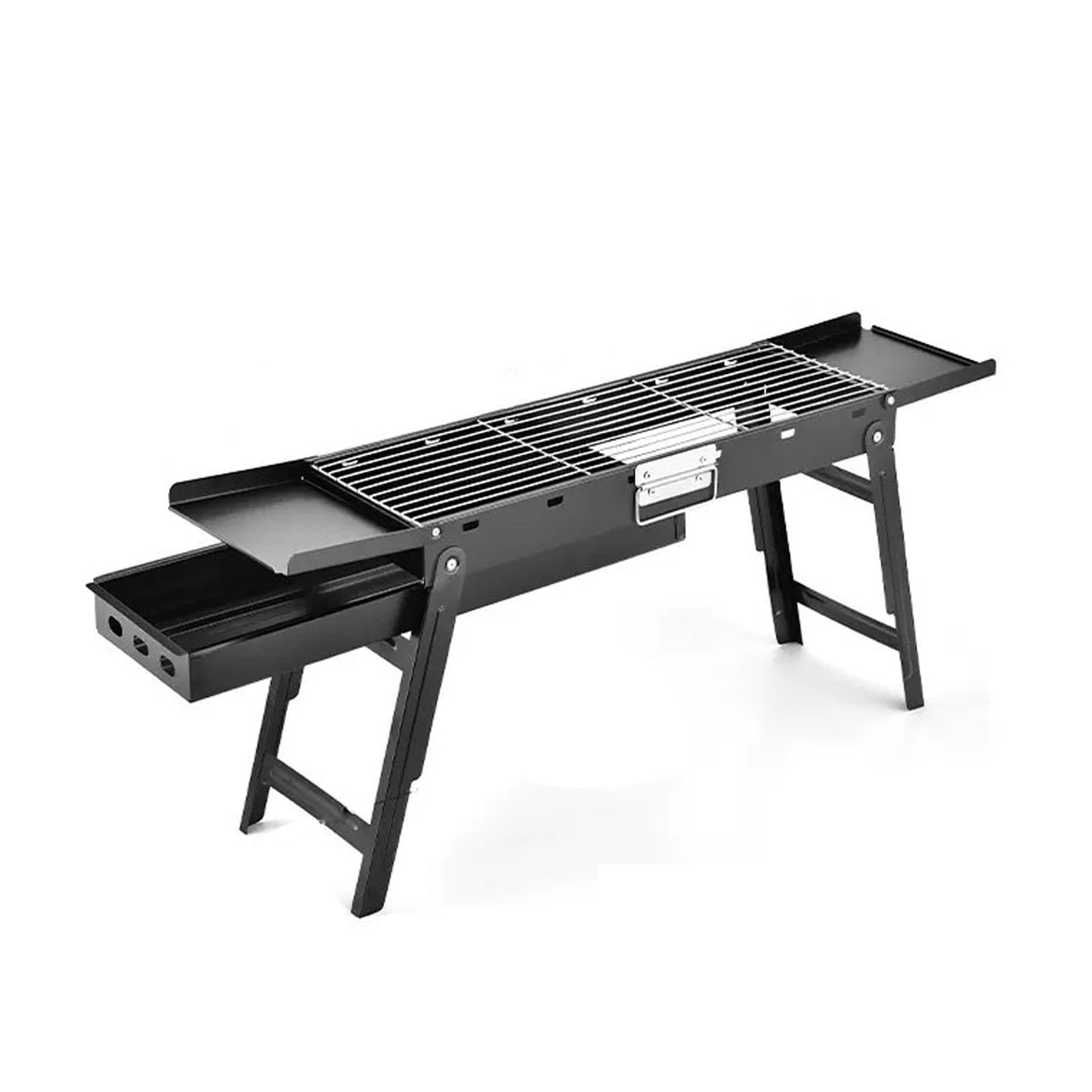 Barbecue au charbon de bois pliable pour camping et pique-niques en famille