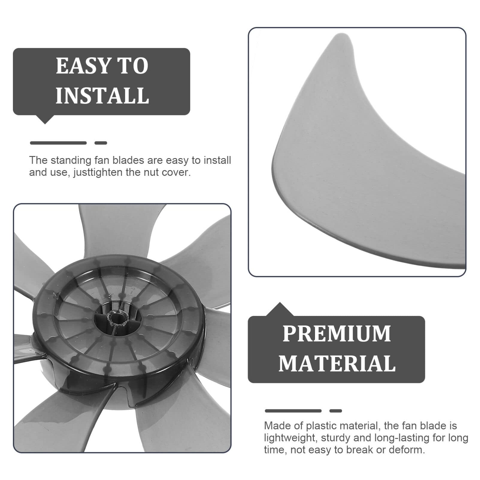 TOPPERFUN 14 Zoll Lüfterflügel - Ersatzflügel Für Stand- Und Tischventilatoren