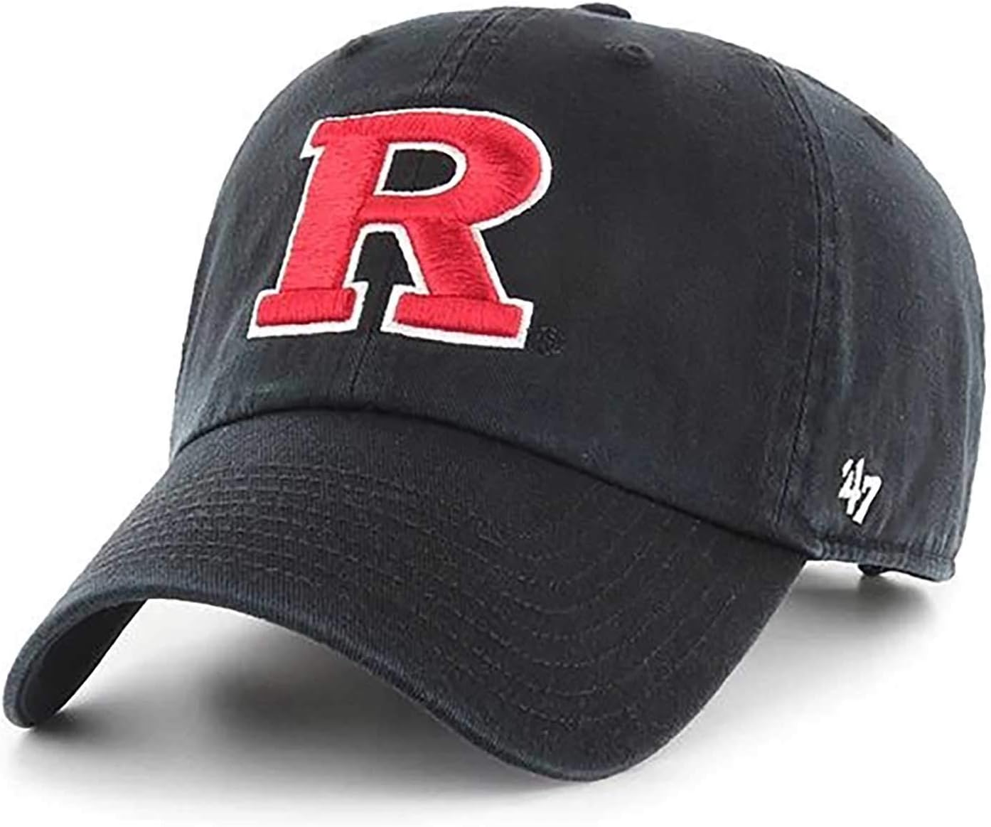 47 Rutgers Scarlet Knights Brand Clean Up Adjustable Hat - Black