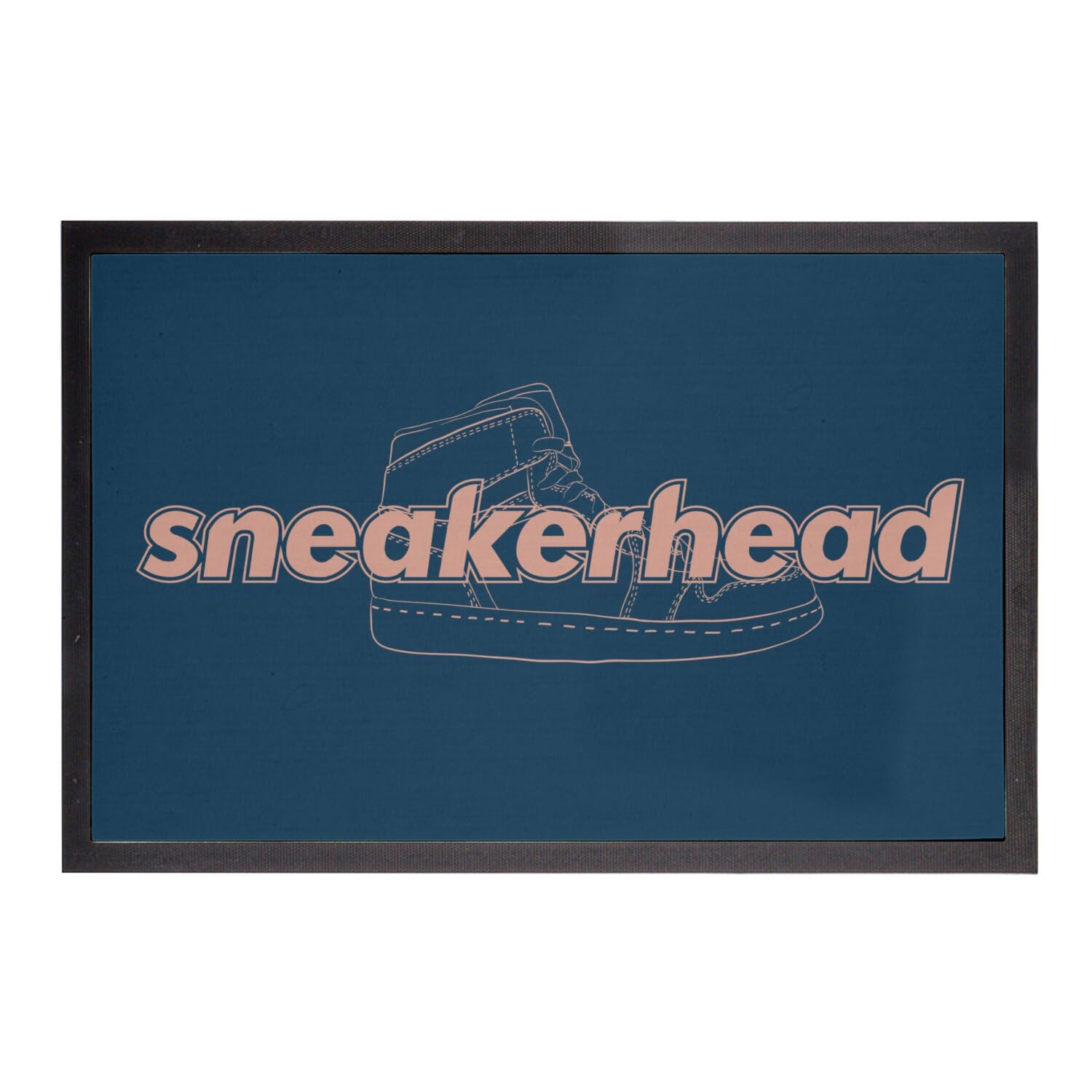 Paillasson Bleu Sneakerhead pour entrée Fashion et salon Streetwear