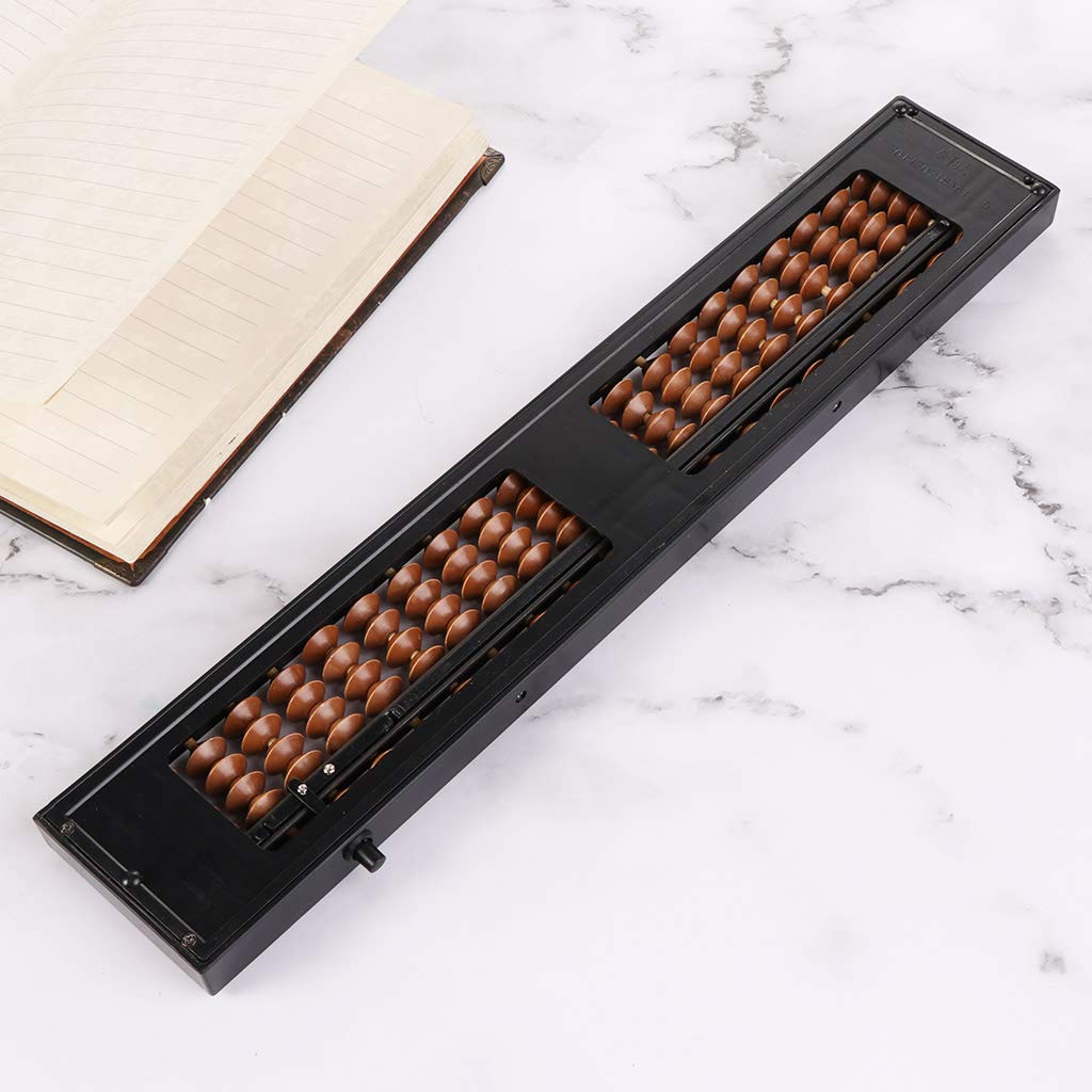 Kit de calcul portable chinois 23 chiffres avec colonne de boulier Soroban