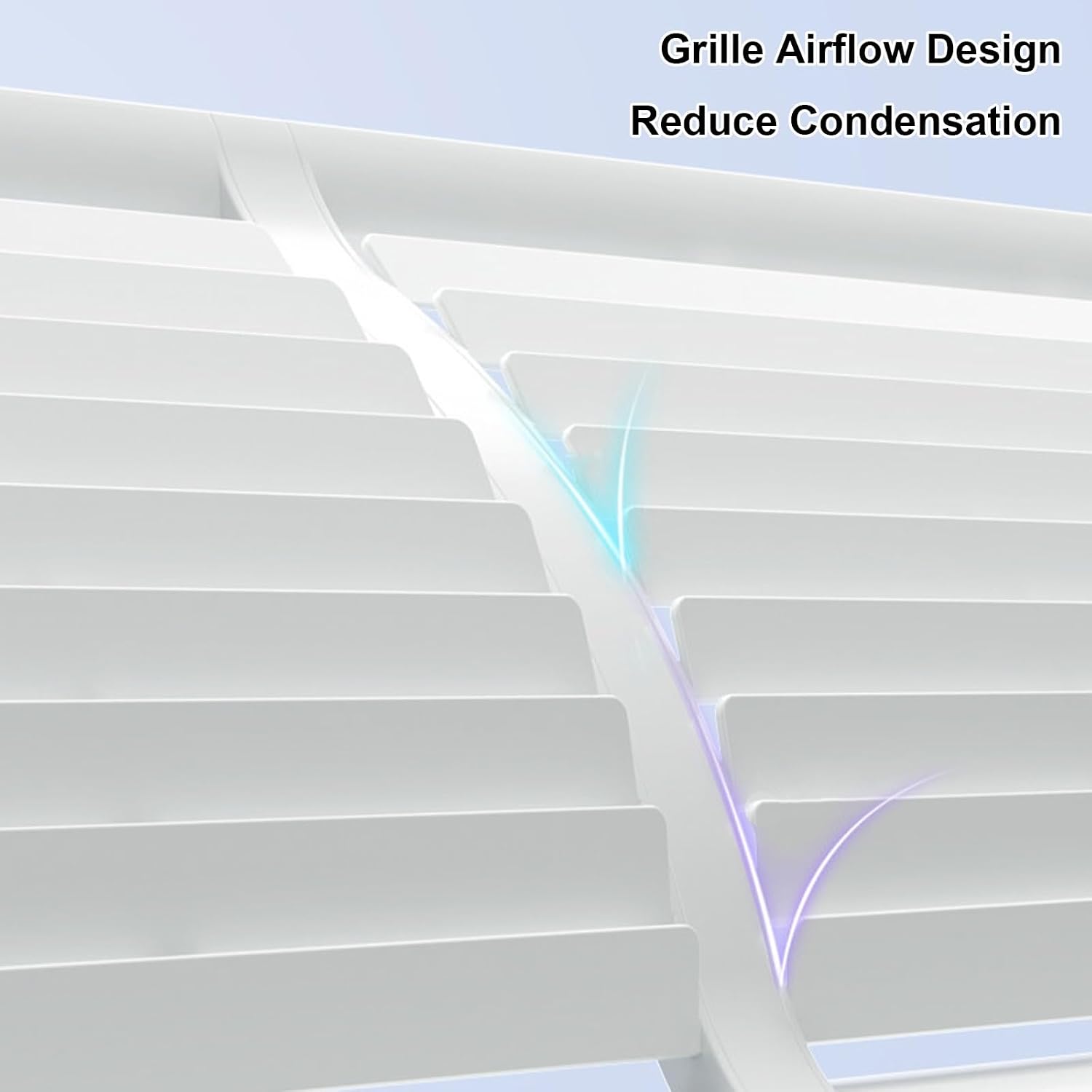 15° Blinds Air Conditioner Deflector, 120° Adjustable Mini Split Air Deflector with Filter Cotton, Enhance Circulation, Anti Direct Blowing