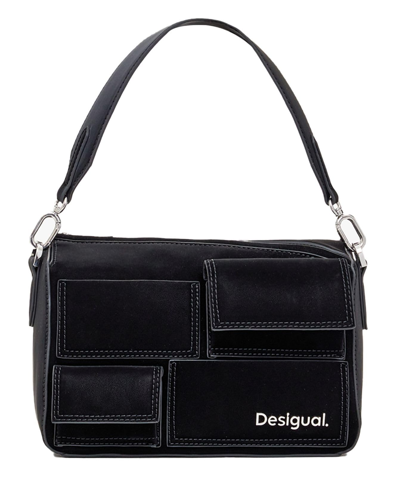 Desigual cross body bag shoulder bag Pocket Phuket Hand Bag Black