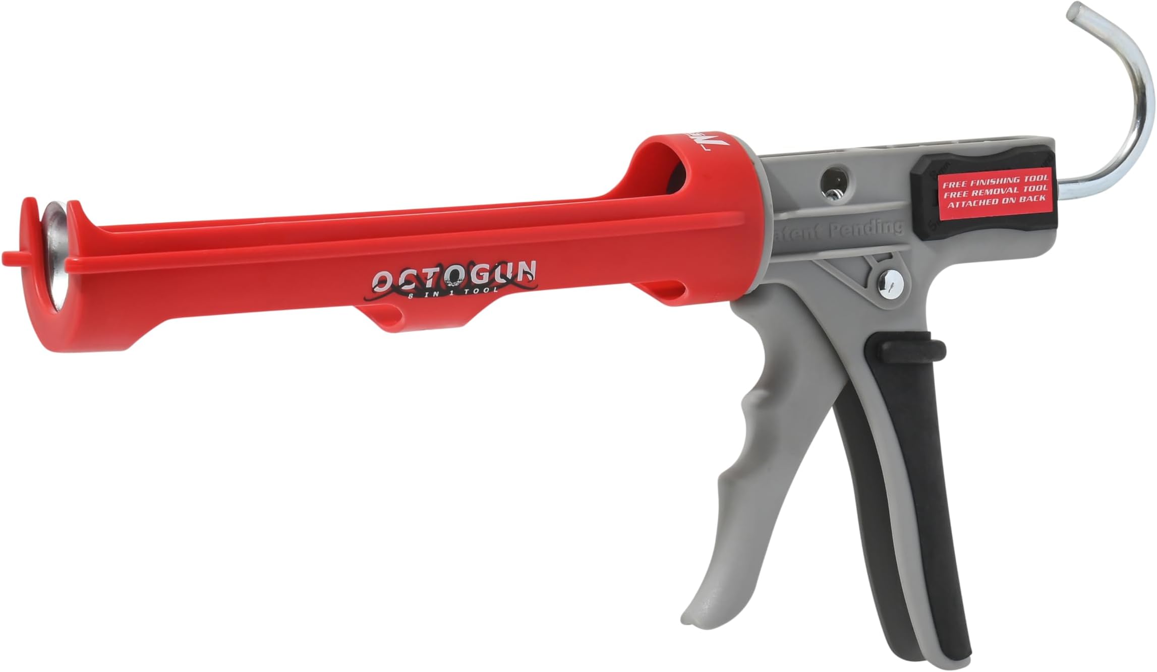Newborn Octogun 208D Drip-Free Caulk Gun - Integrated 4-Sided Tooling Square ...