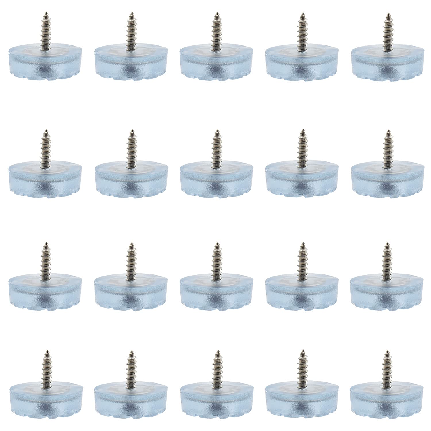 20PCS Screw on Furniture Pads TTZEZE Heavy Duty Round Furniture Sliders for Wooden Chair Legs and Feet Best — view 7