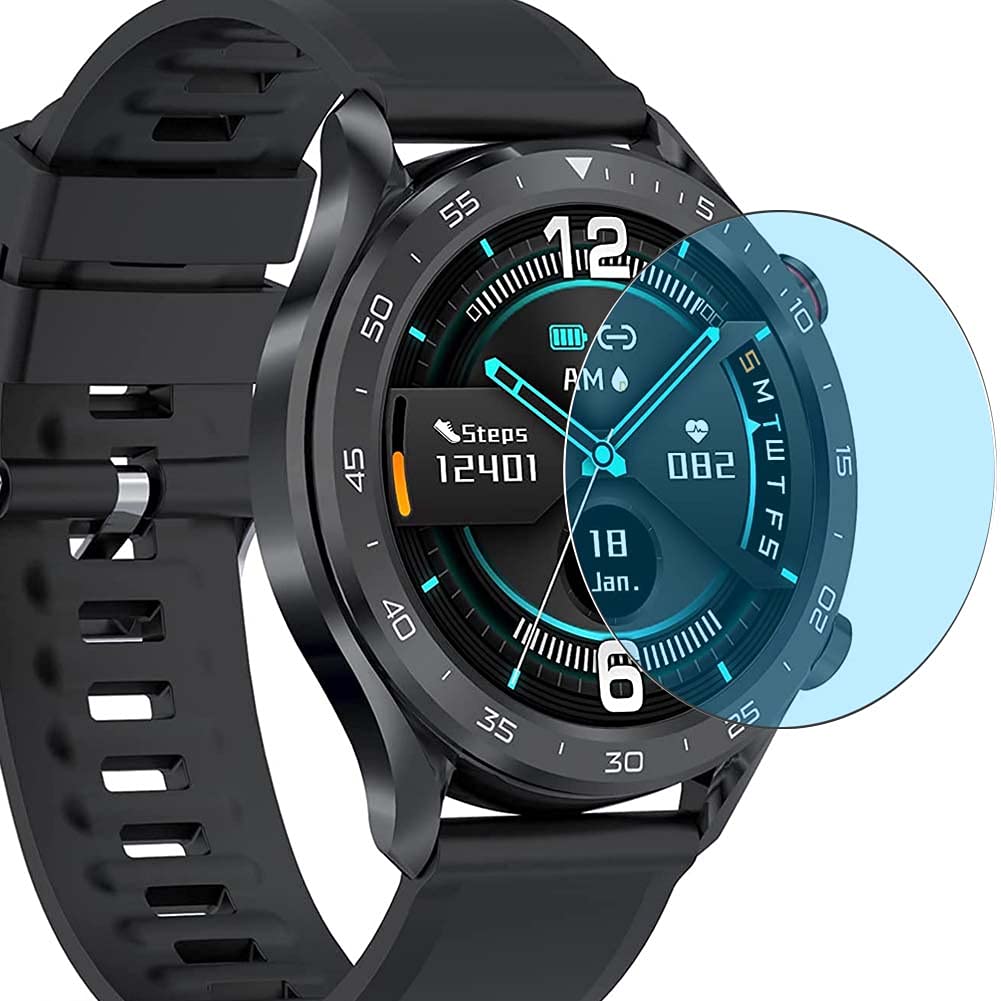 3 Pack Anti Blue Light Screen Protector Film, compatible with BRIBEJAT CD-B518 1.3" Smart Watch Smartwatch TPU Guard （ Not Tempered Glass Protectors ） New
