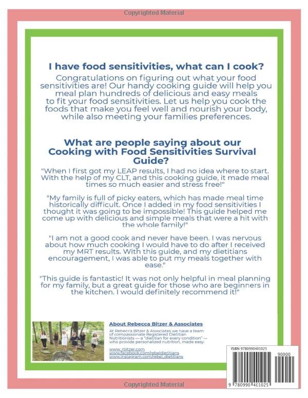 Cooking with Food Sensitivities Survival Guide: Learn How to Manage Your Food Sensitivities and Enjoy Food Again