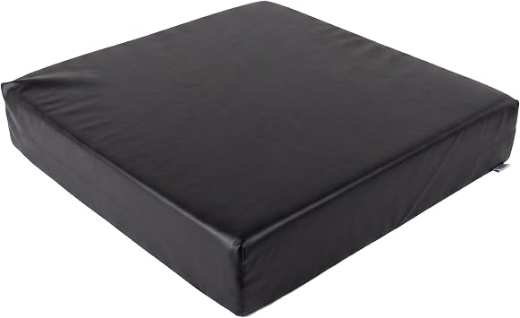 PEPE Mobility Wheelchair Cushion 16.5 Inch, Memory Foam, Waterproof, Black