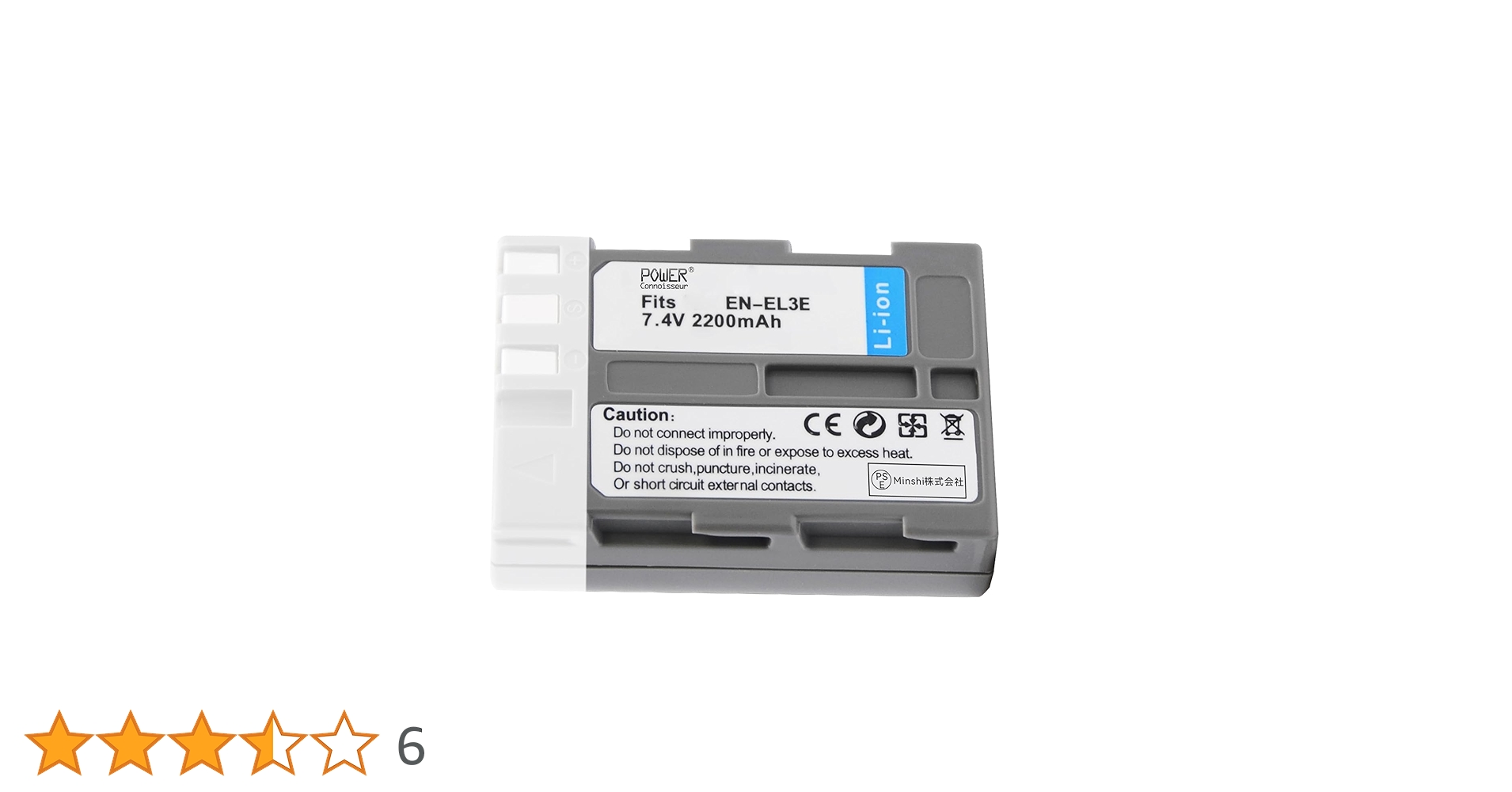 Amazon | Power-connoisseur NIKON EN-EL3e/EN-EL3a/EN-EL3 対応用