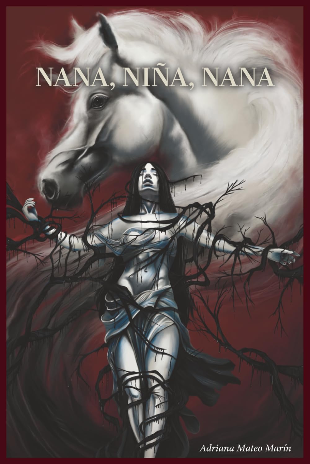 Nana, Niña, Nana: La niña detrás del caballo grande.