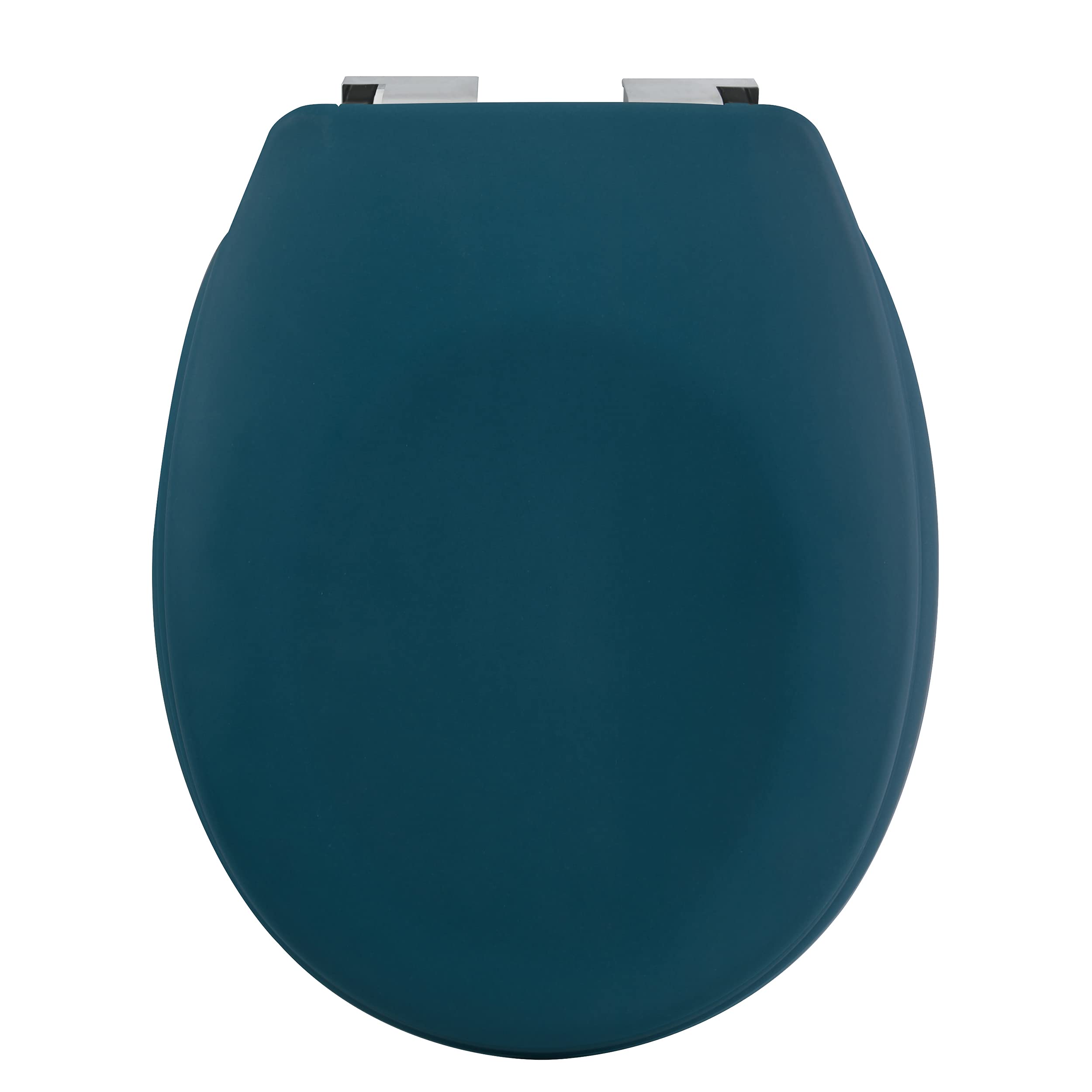 Spirella Neela Thermo Dur Toilet Seat Matt Petrol-Coloured ABS Hinges