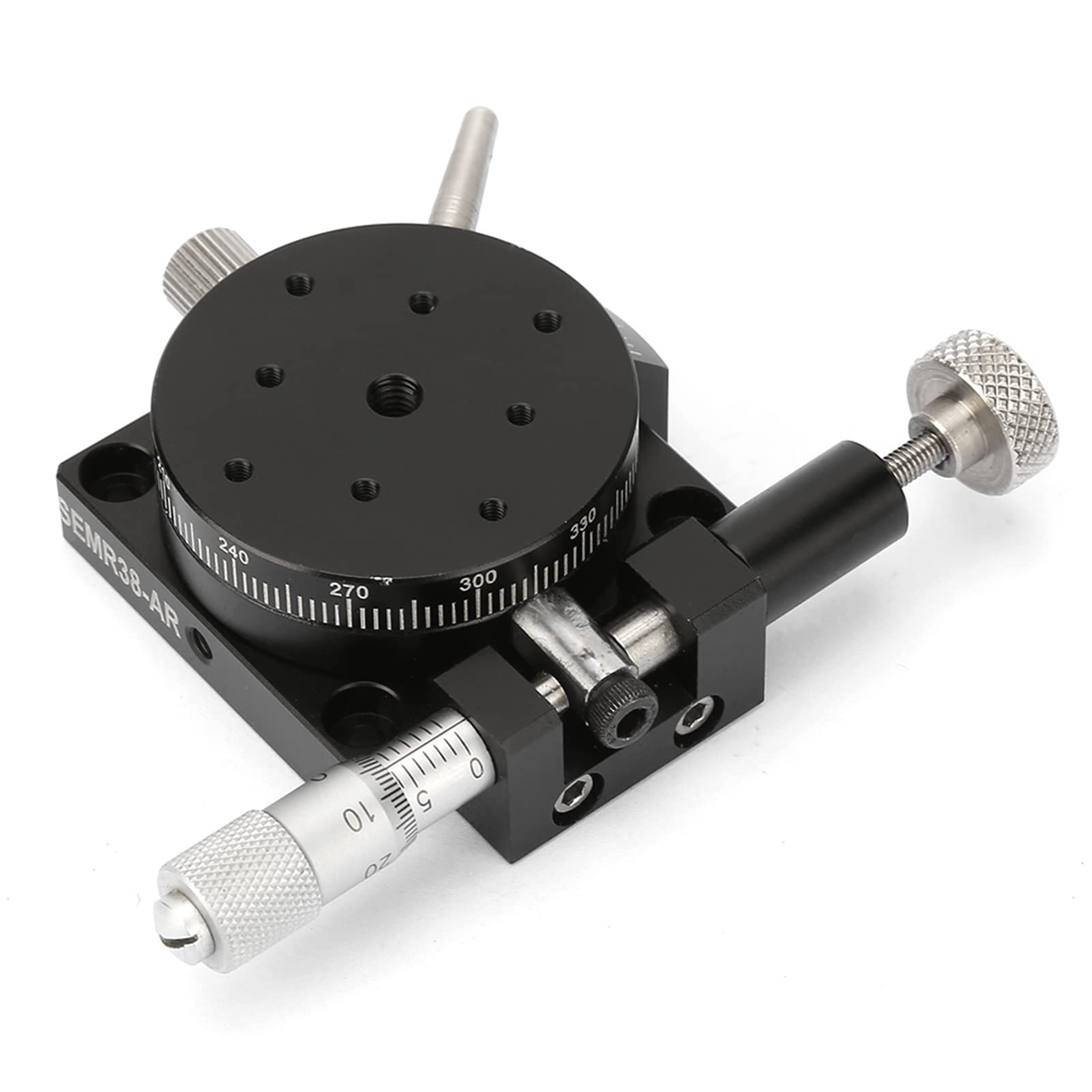 Etapa de Rotación Manual R38 Etapa de Ajuste Deslizante con Rodamiento 38 Mm * 20 Mm 2 Go Aproximado Pla Plataforma Manual Deslizante de Rodamiento de Precisión de Rotación R Plataforma R