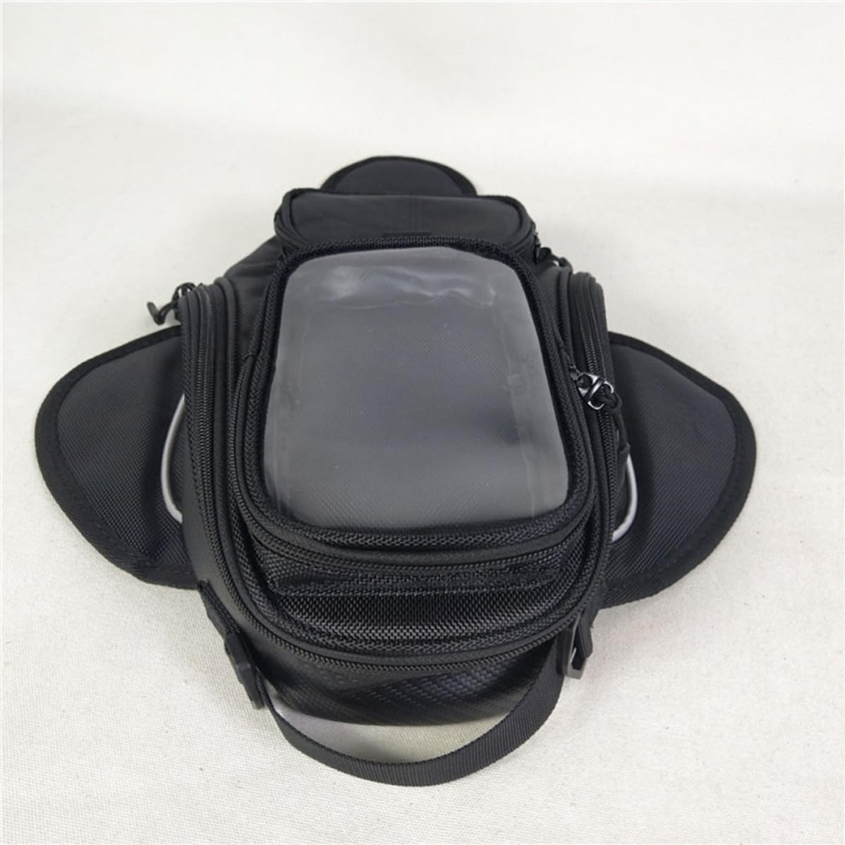 NUOBESTY Borsa da Serbatoio Moto Magnetica Nera in Oxford, Organizer