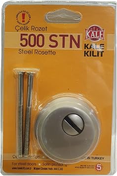 kale kilit Kale Çelik Kapı Kilidi Silindir Rozeti Blisterli Saten 500 Stn