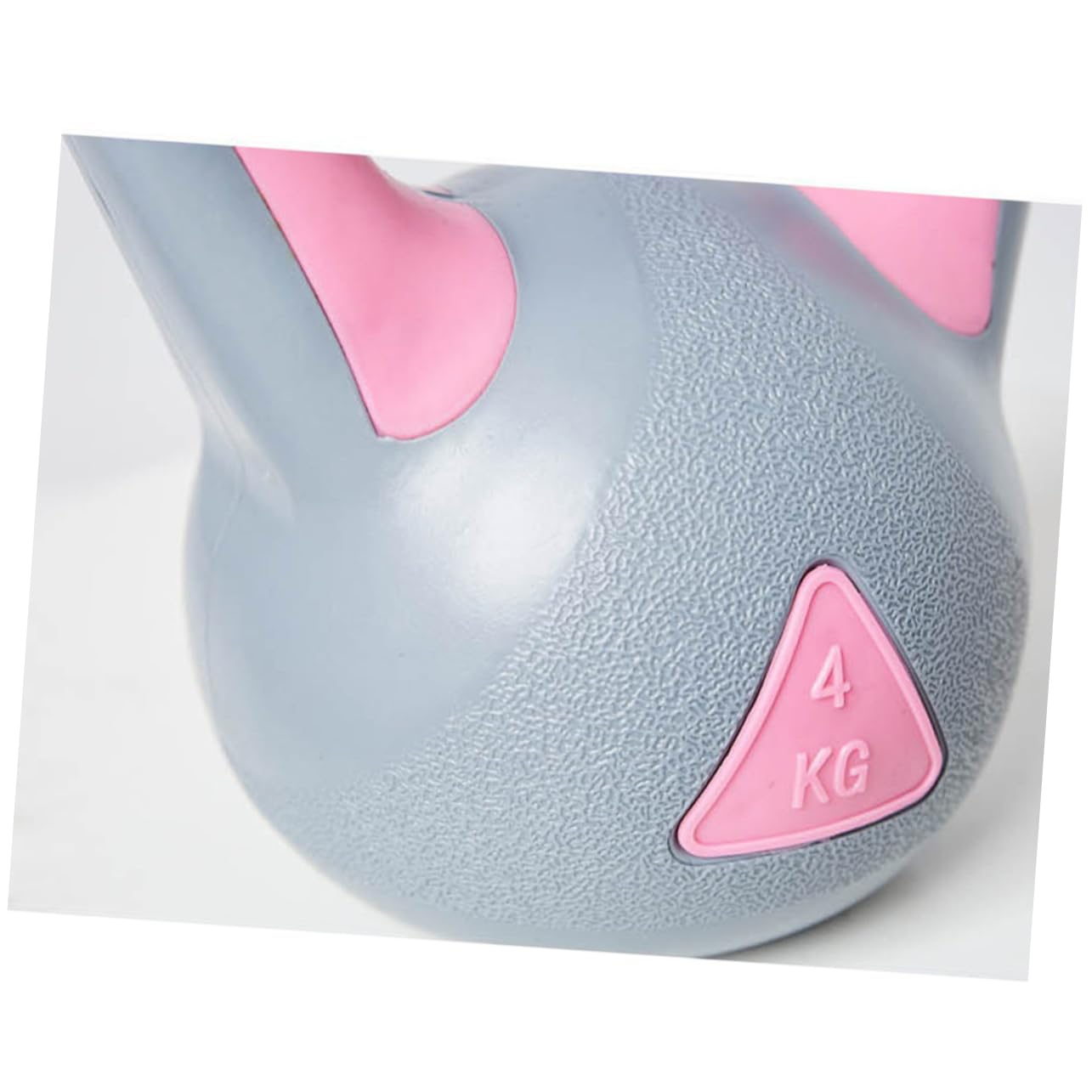 Kettlebell Fisso 2kg 1 Pezzo in Pp Rosa per Allenamento Donna | Palestra e Body Workout, Aumenta Resistenza Muscolare e Forza, Formato Dedicato