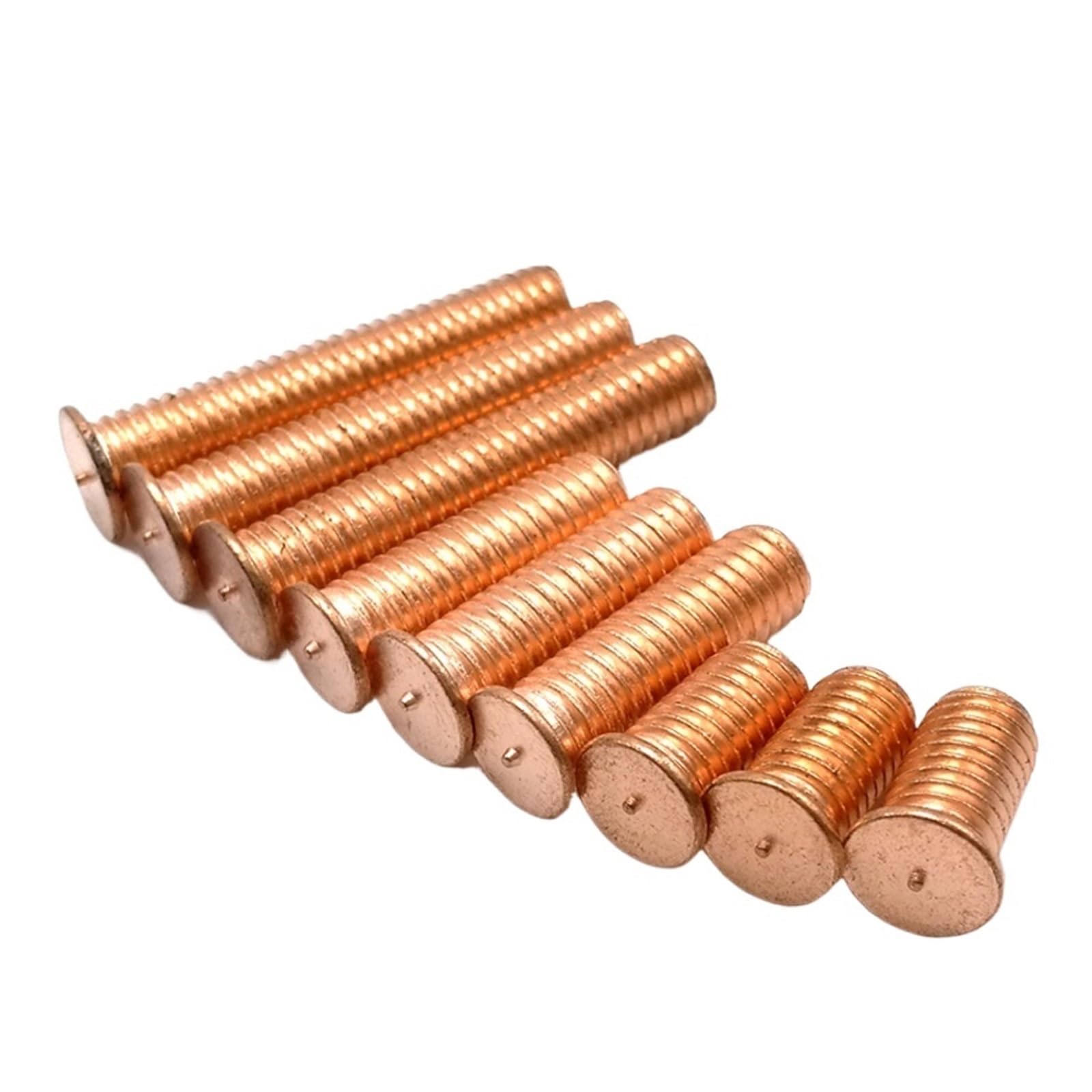M3-Bolzenschweißschraube, verkupferter Kohlenstoffstahl, Punktschweißbolzen, 6 mm bis 30 mm (Size : M5x12-300pcs)