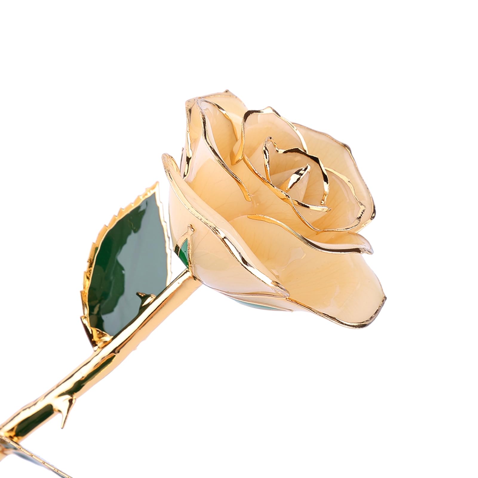 Rosa de oro de 24 quilates, un recuerdo de amor para siempre único