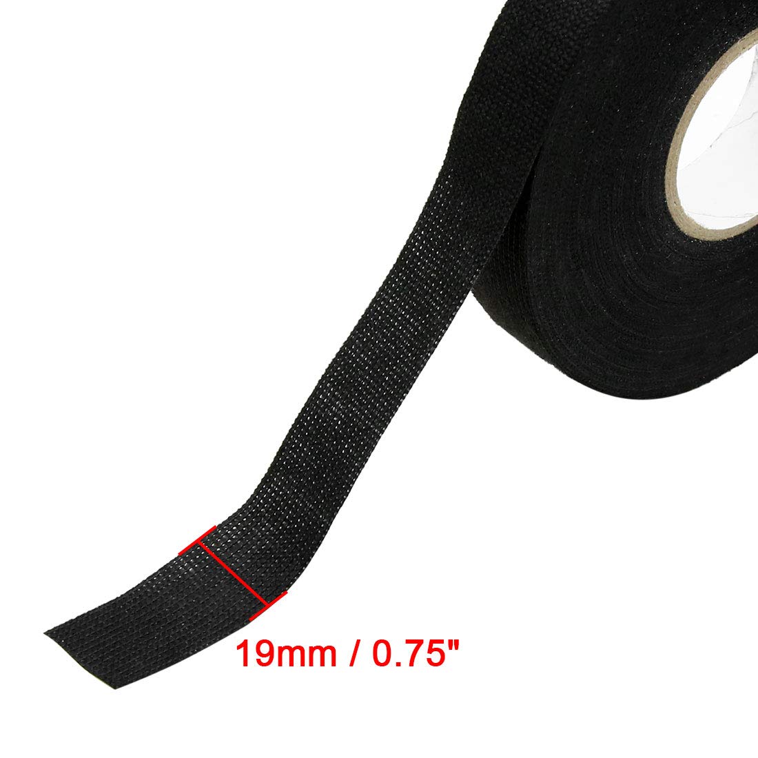 Taśma samoprzylepna, 2 szt. Tkanina do wiązki przewodów samochodowych 19 mm x 25 m