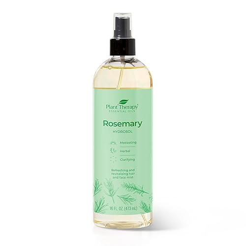 Plant Therapy Organic Romero Hydrosol 16 oz agua de flores subproducto de aceites esenciales
