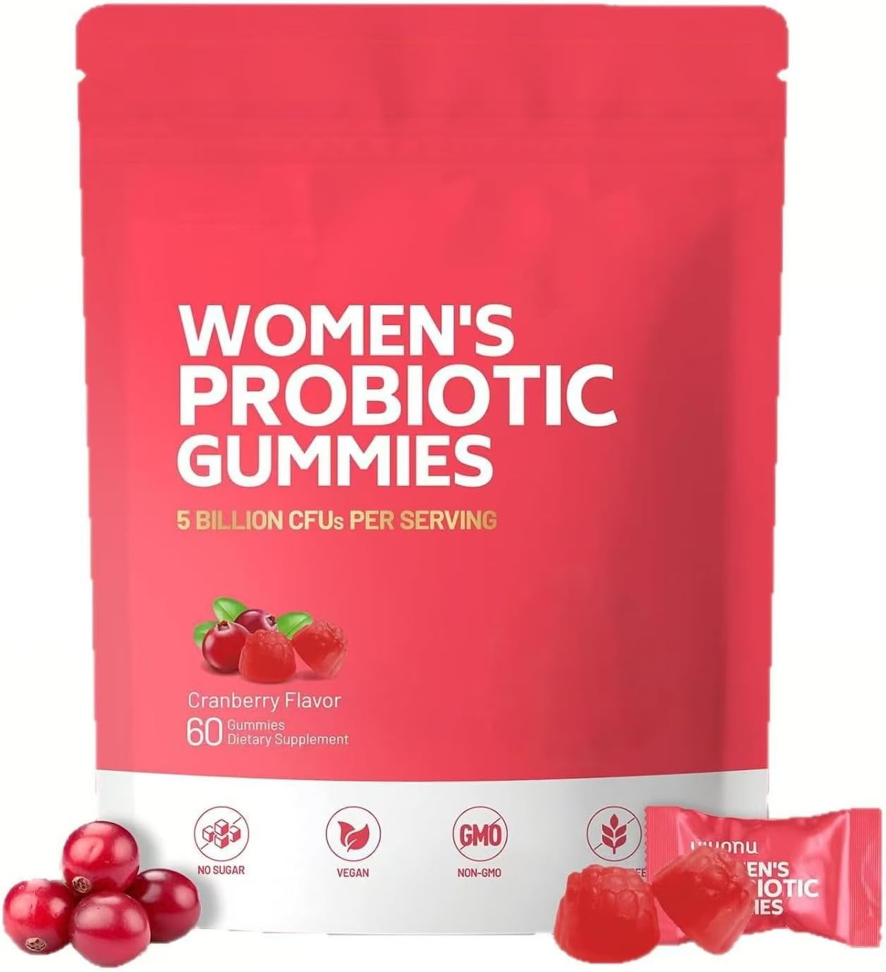 Viginal Probiotic For Women, Women Probiotic, Feminine Balance Gummies, Probiotics For Woman Vaginigal Health | 60 ,2 Pcs