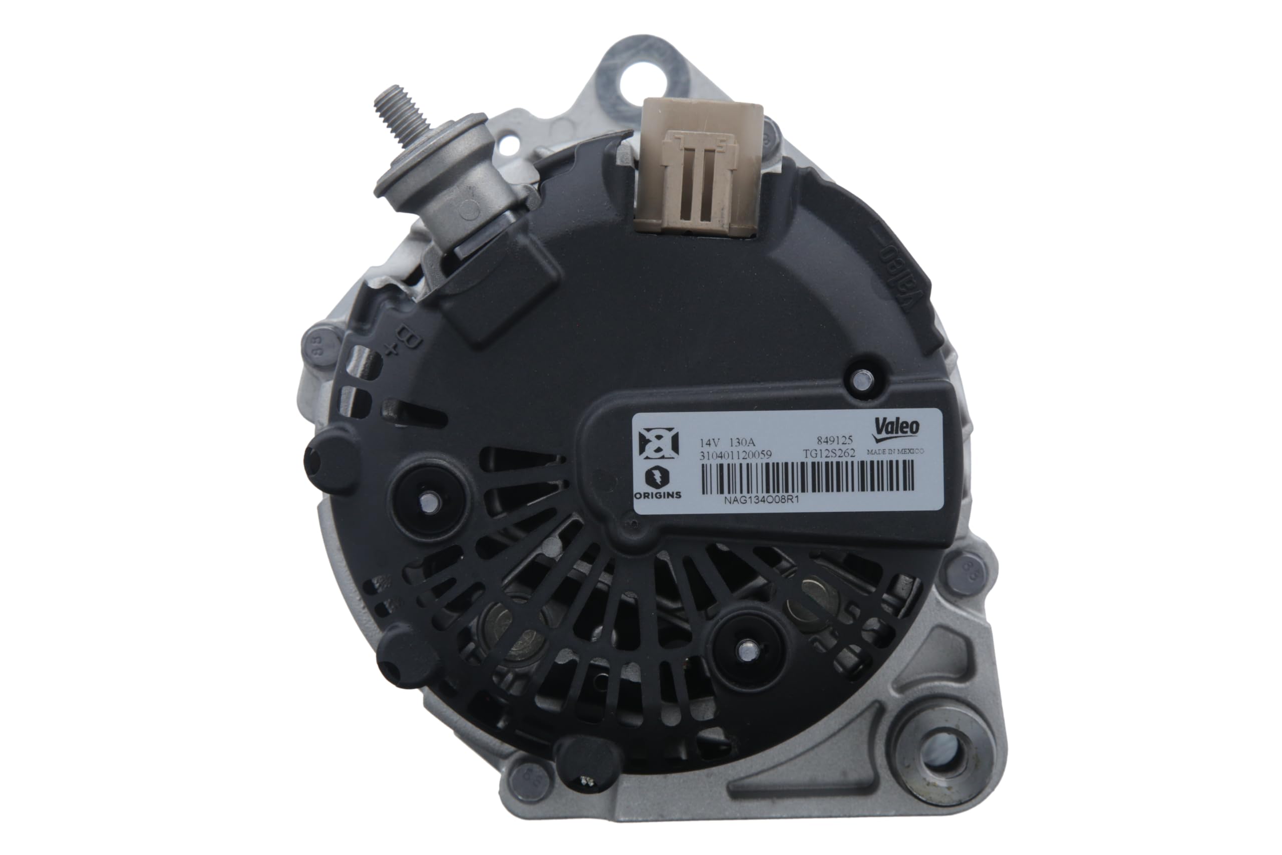 Valeo Alternator 849125-120 Amp - 6 Rowki - 14 V