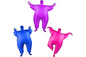 3-Piece Inflatable Halloween Costumes: Bubble Wrap Jumpsuit
