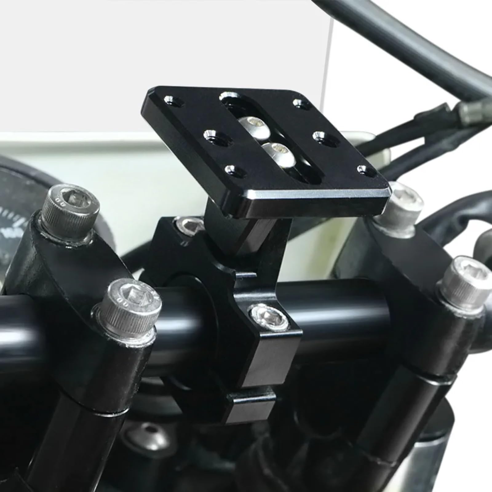 Supporto Navegación Para XL700V 2007 2008 2009 2010 2011 2012 2013 2014 2015 2016 Soporte De Placa De Navegación GPS Para Teléfono De Motocicleta, Adaptador De Manillar