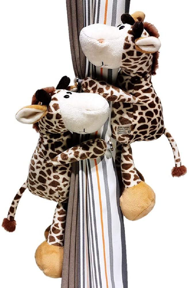 Alzapaños de cortina con forma de animal OUdini pack de 2 unidades para sujetar cortinas en el hogar